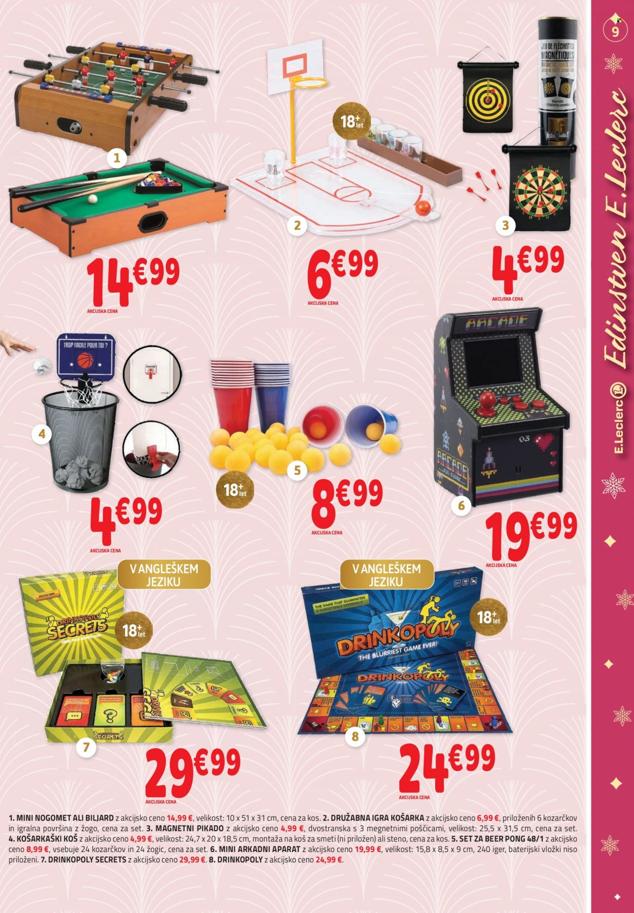 E.Leclerc katalog - 1.12.2021 - 31.12.2021. Stran 9