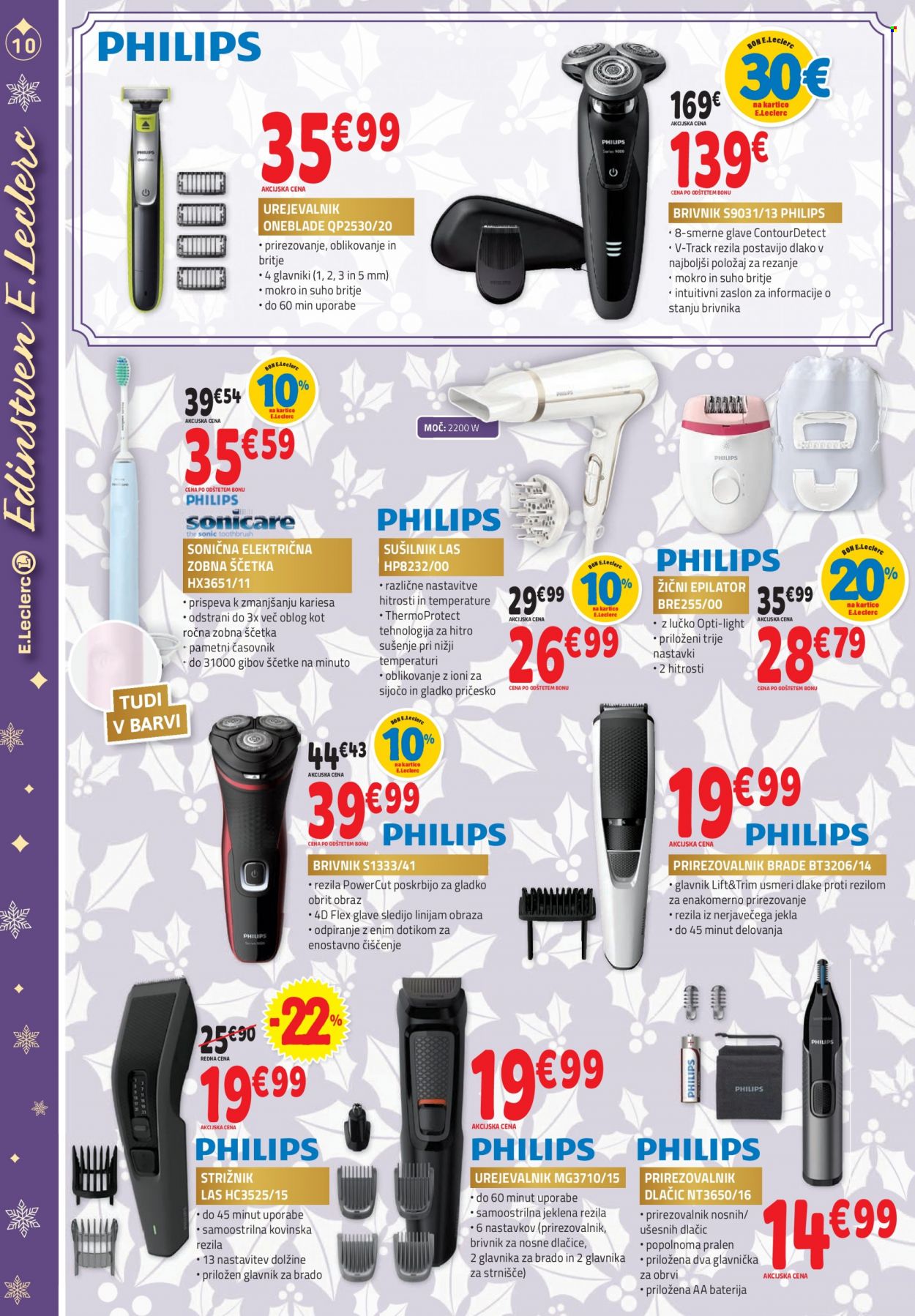 E.Leclerc katalog - 1.12.2021 - 31.12.2021. Stran 10