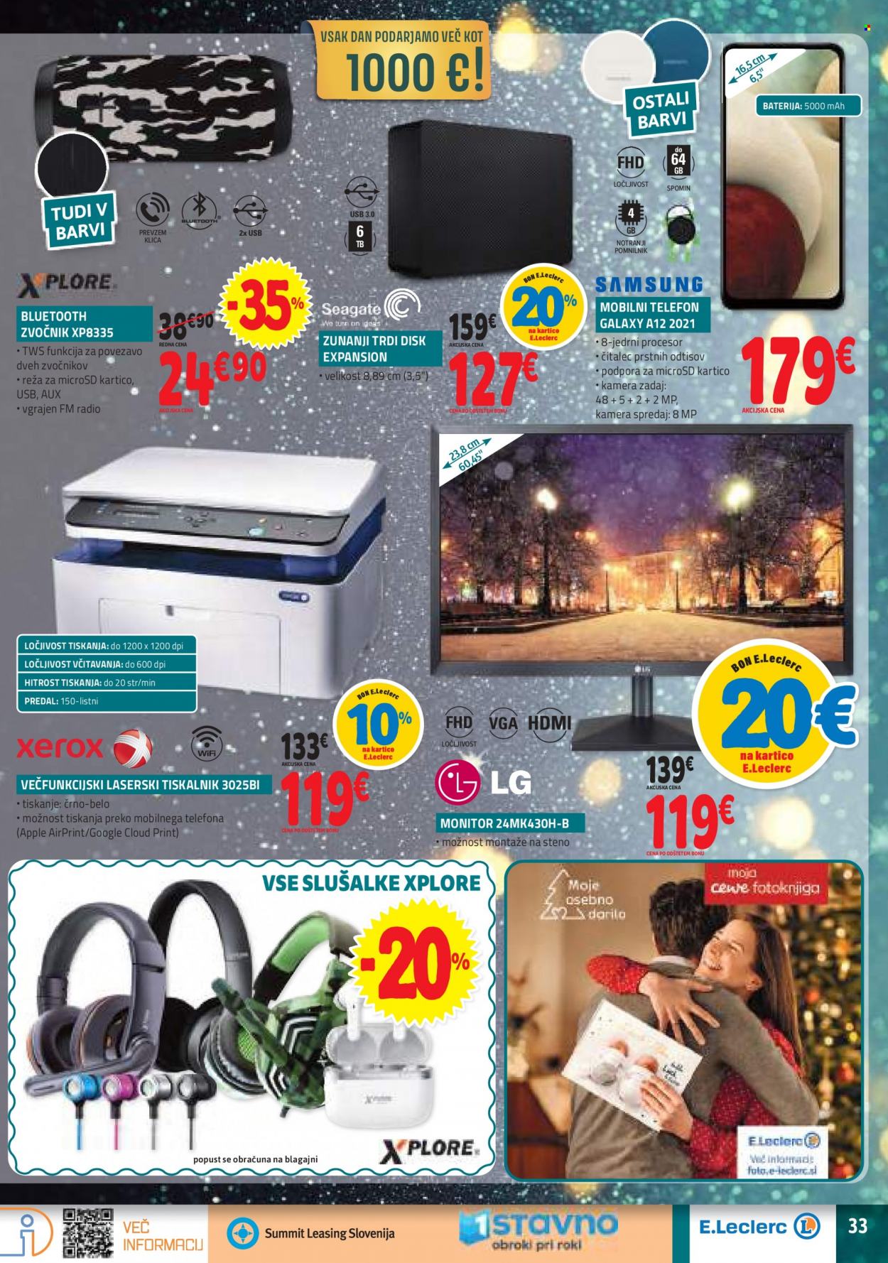 E.Leclerc katalog - 1.12.2021 - 11.12.2021. Stran 33