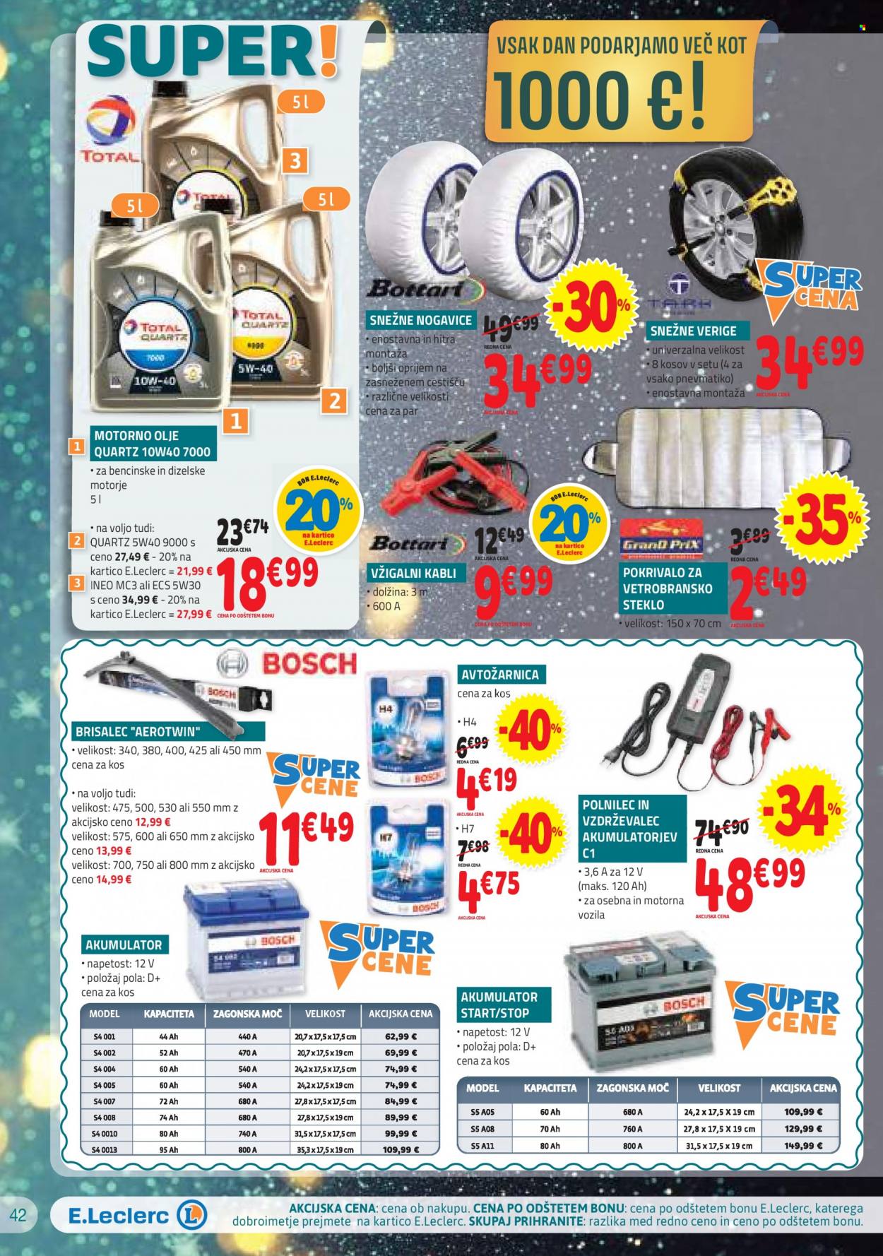 E.Leclerc katalog - 1.12.2021 - 11.12.2021. Stran 42