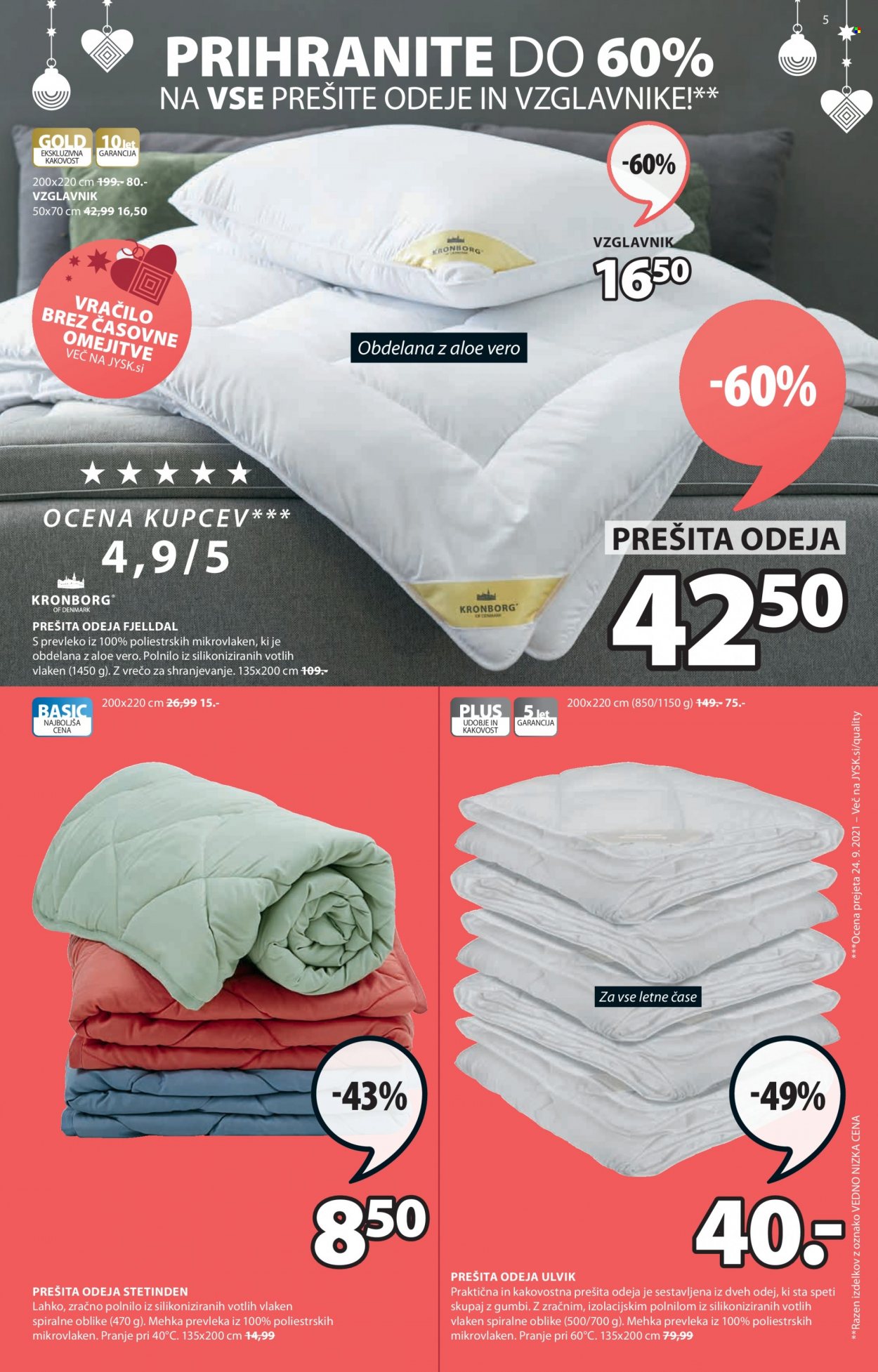 JYSK katalog - 29.11.2021 - 15.12.2021. Stran 5