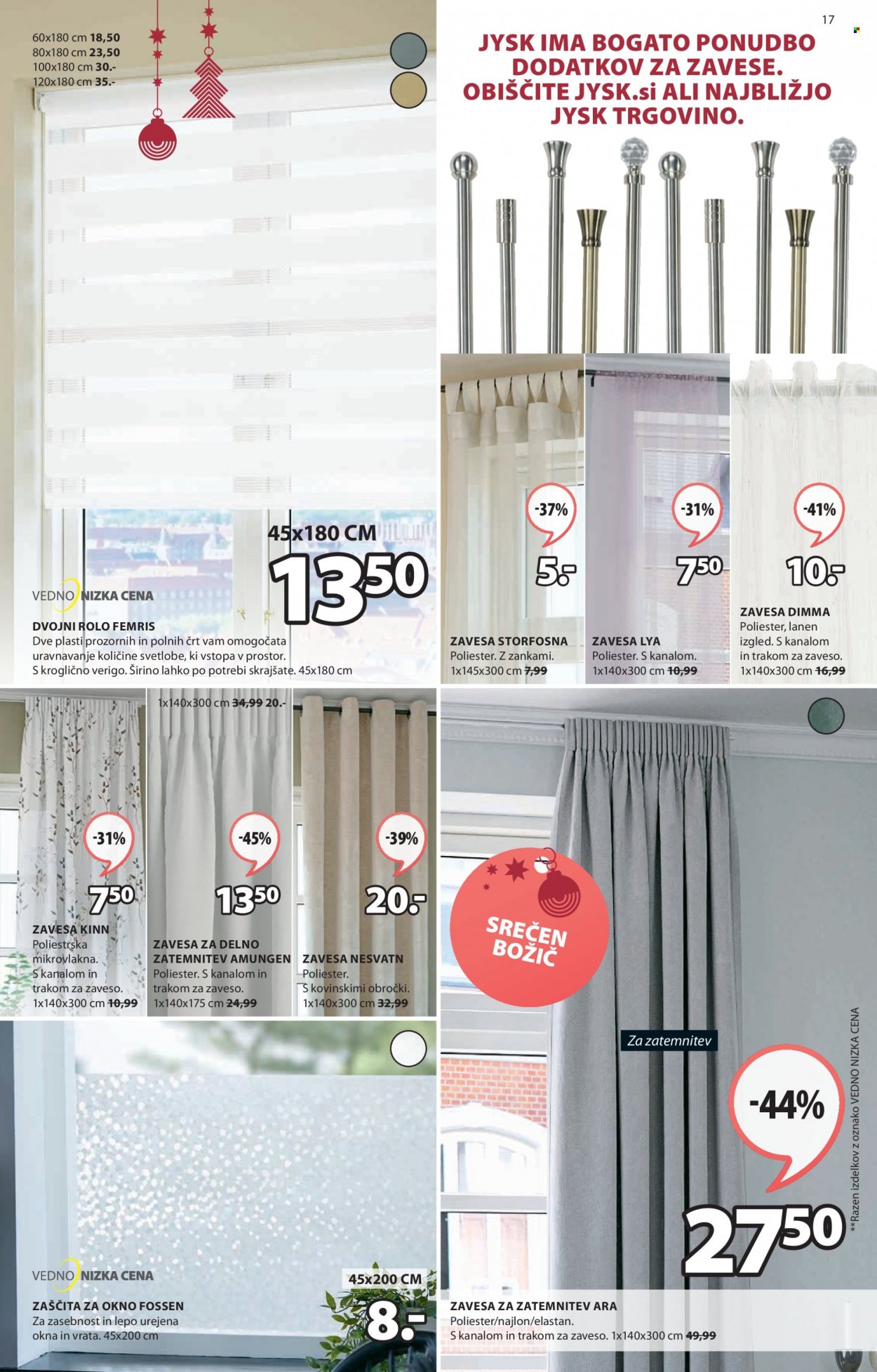 JYSK katalog - 29.11.2021 - 15.12.2021. Stran 17