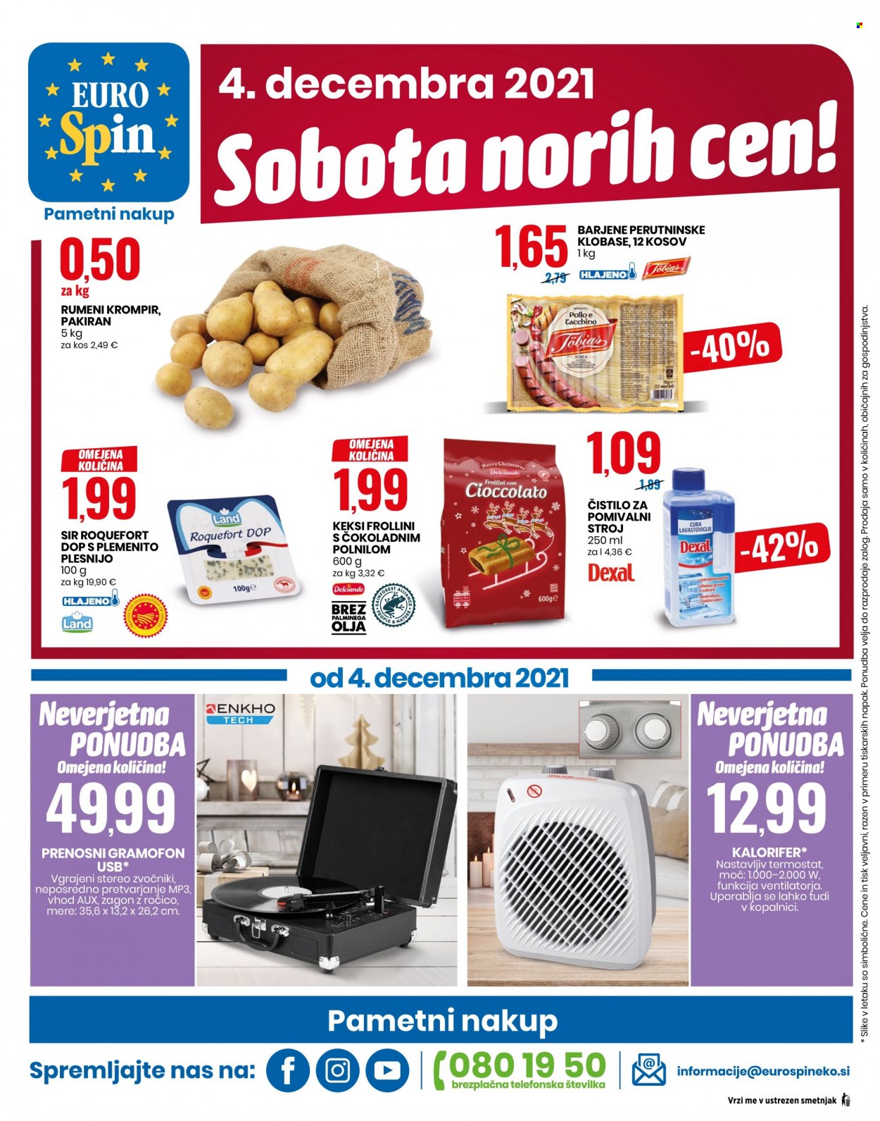 EuroSpin katalog - 2.12.2021 - 8.12.2021. Stran 12