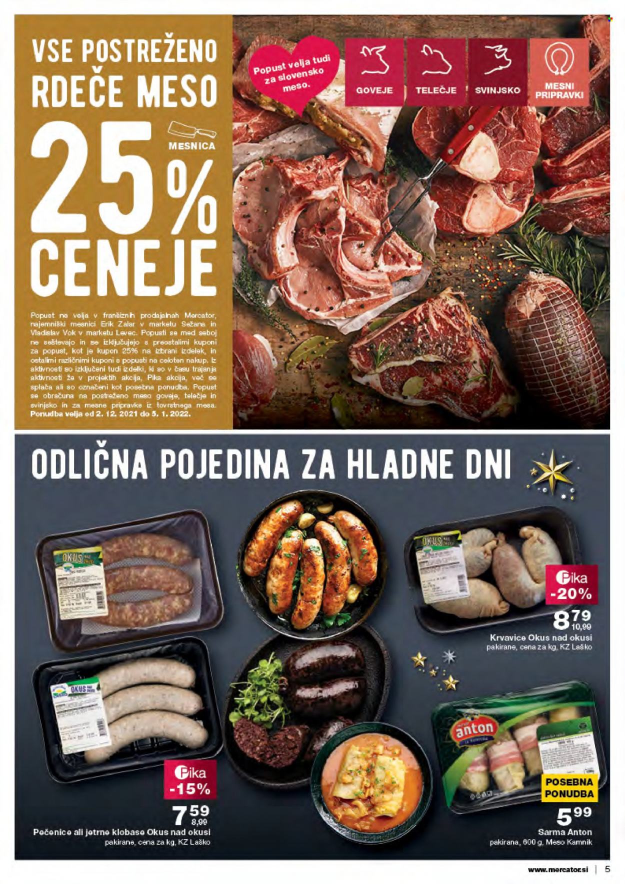 Mercator katalog - 2.12.2021 - 8.12.2021. Stran 5