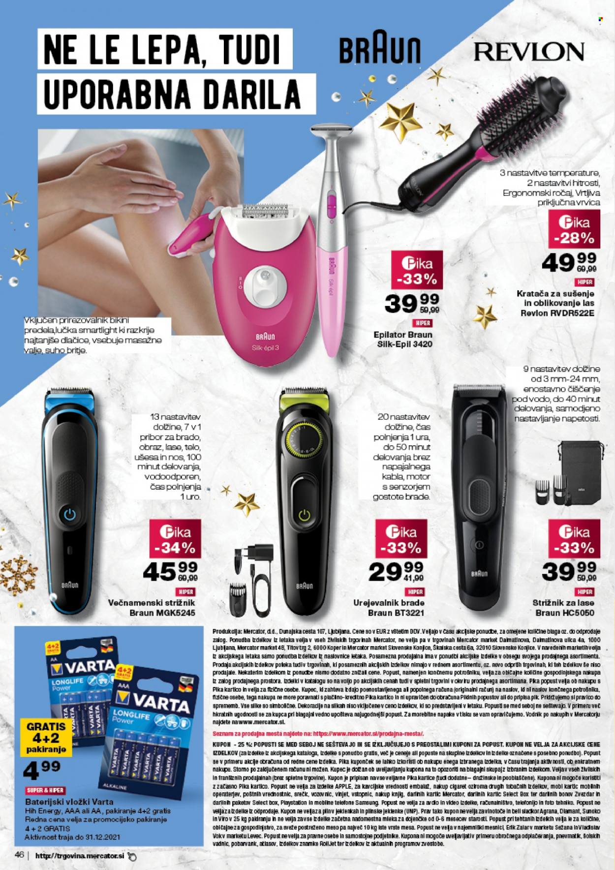 Mercator katalog - 2.12.2021 - 8.12.2021. Stran 46