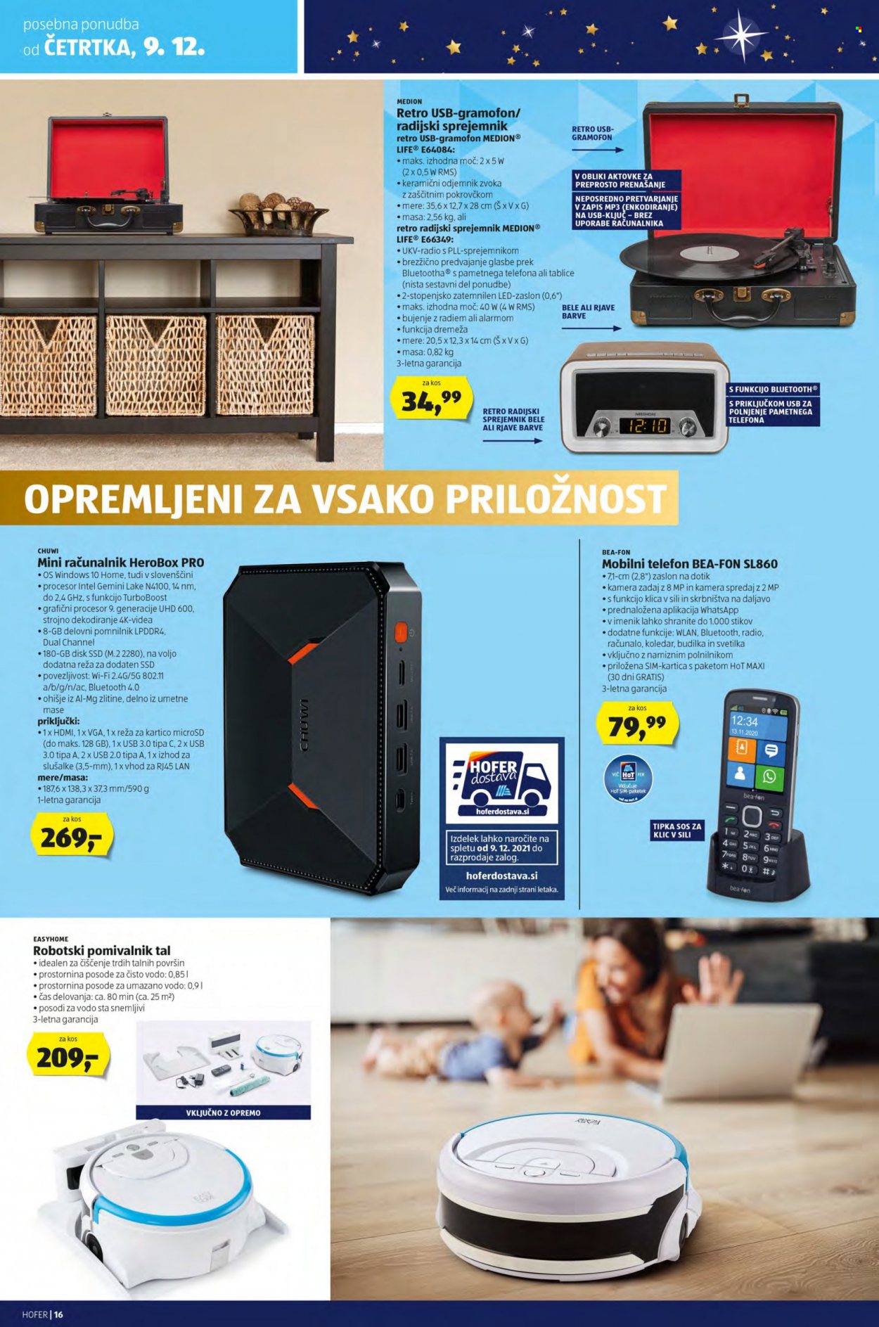 Hofer katalog - 3.12.2021 - 11.12.2021. Stran 16
