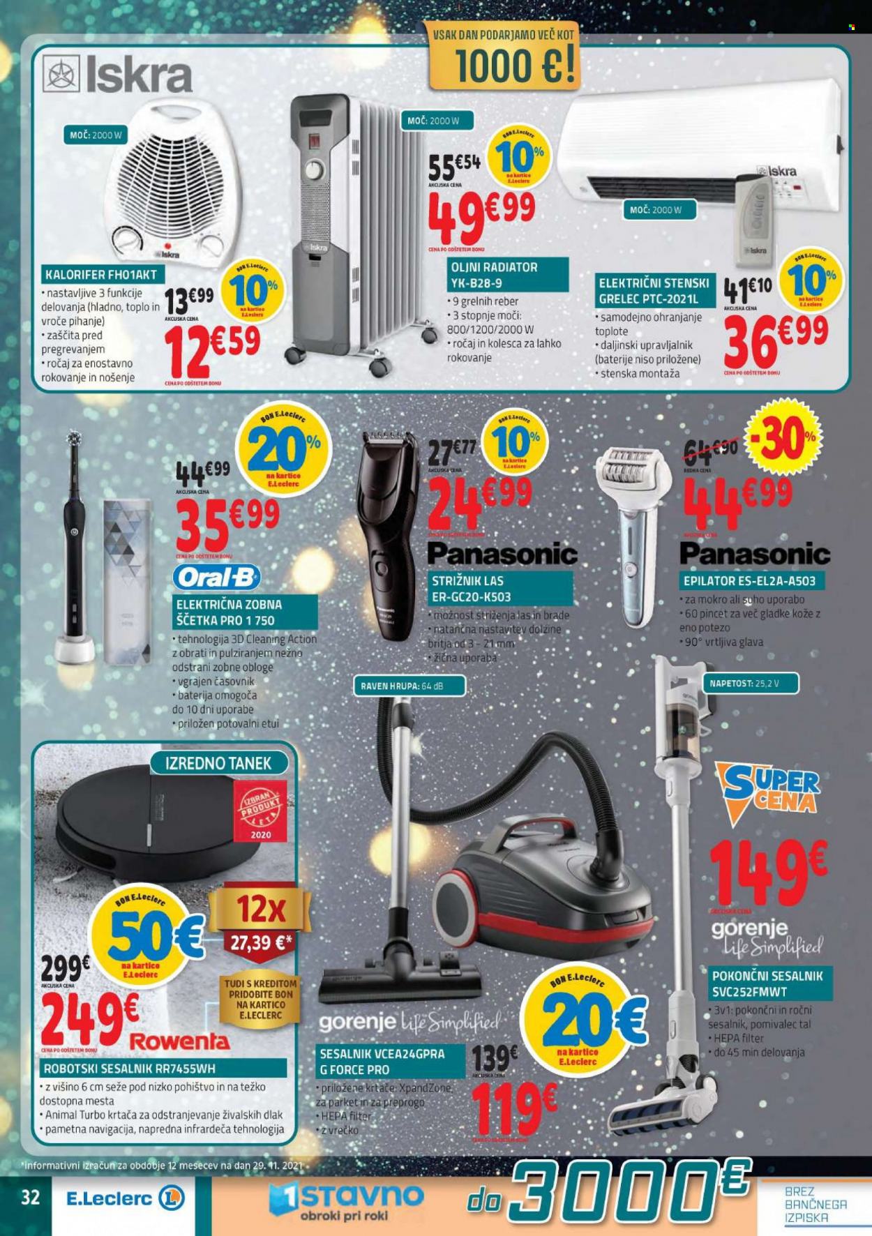E.Leclerc katalog - 8.12.2021 - 18.12.2021. Stran 32
