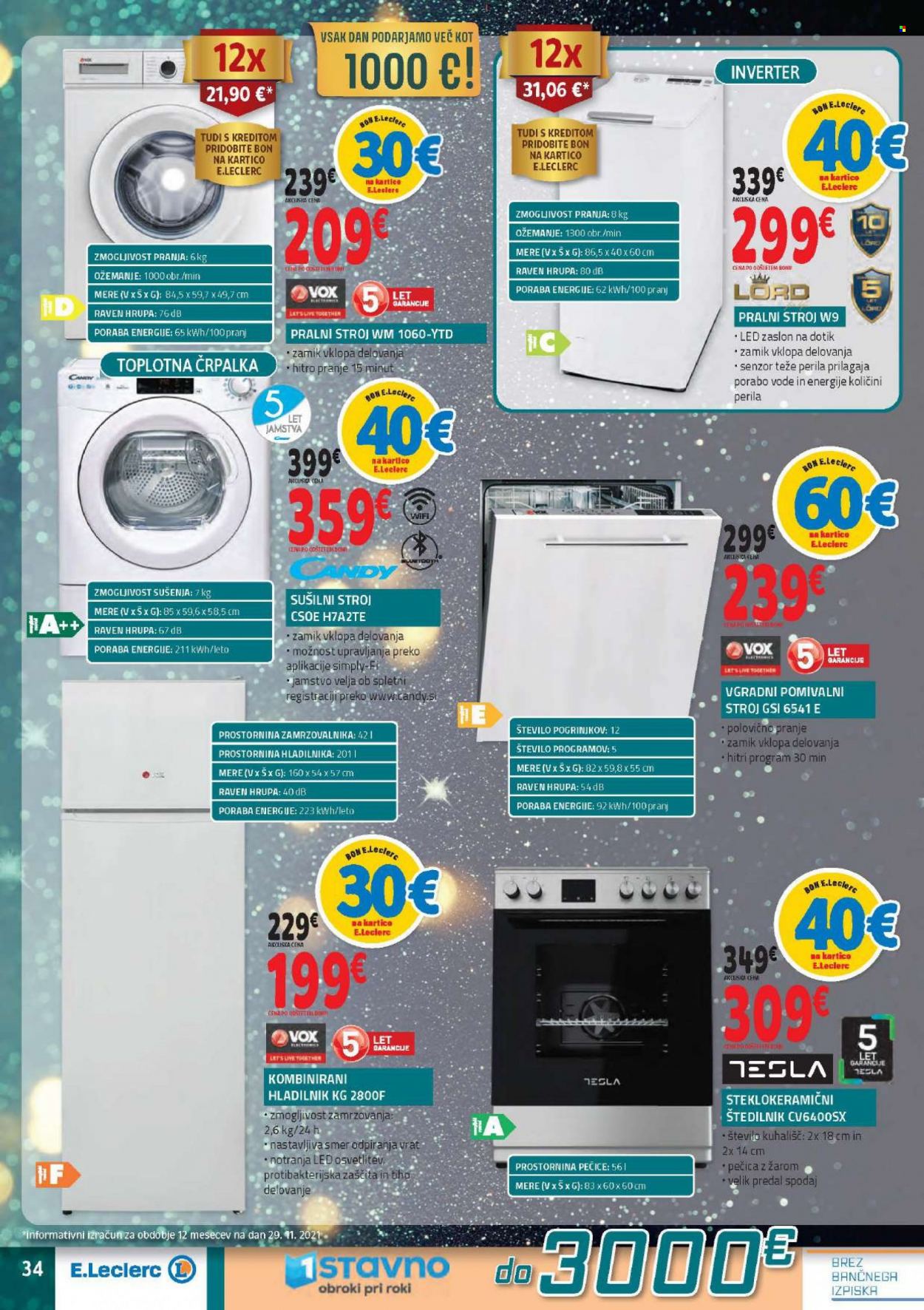 E.Leclerc katalog - 8.12.2021 - 18.12.2021. Stran 34