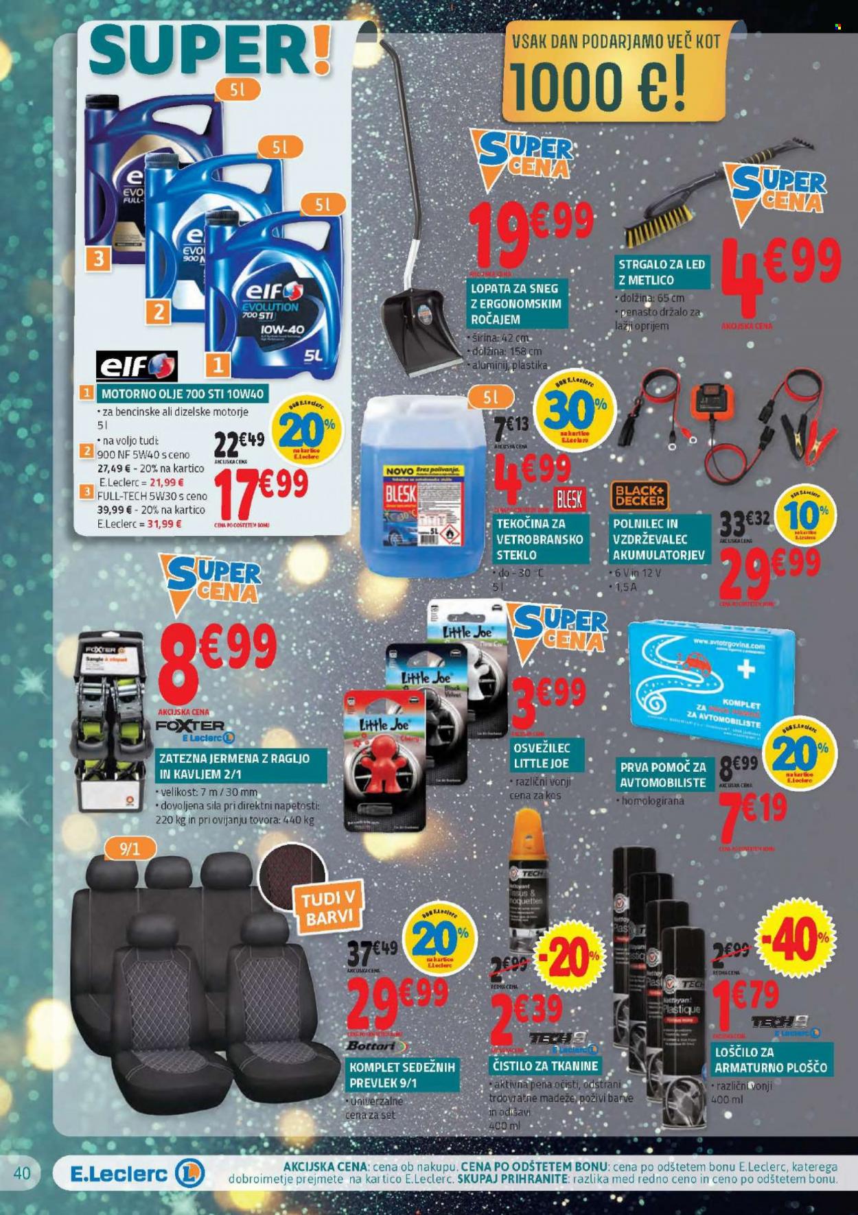 E.Leclerc katalog - 8.12.2021 - 18.12.2021. Stran 40