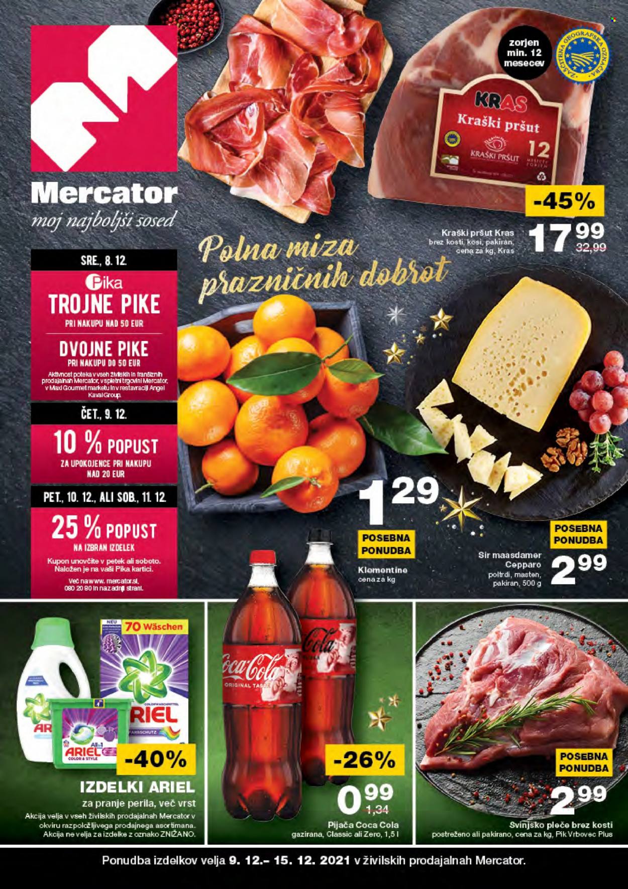 Mercator katalog - 9.12.2021 - 15.12.2021. Stran 1
