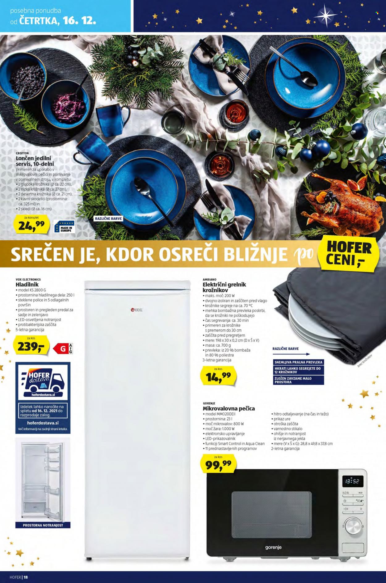 Hofer katalog - 10.12.2021 - 18.12.2021. Stran 22