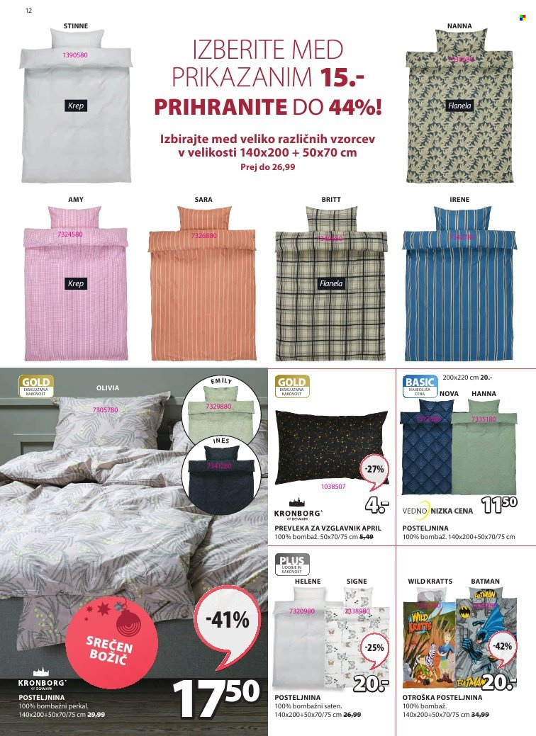 JYSK katalog - 9.12.2021 - 23.12.2021. Stran 12