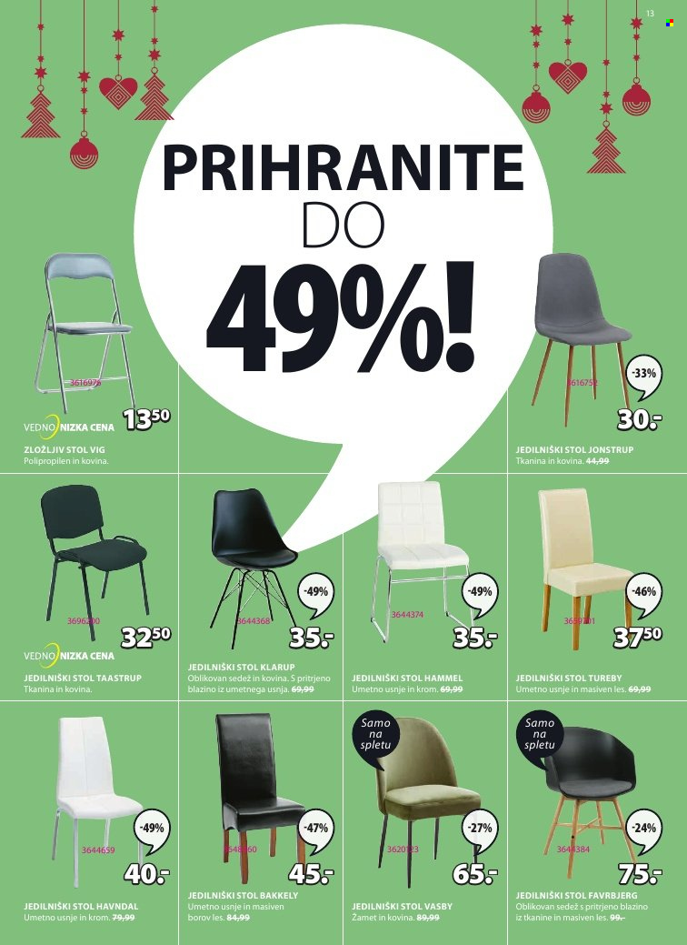 JYSK katalog - 9.12.2021 - 23.12.2021. Stran 13