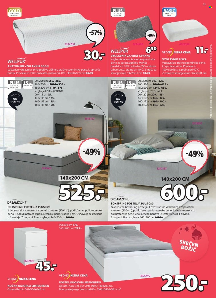 JYSK katalog - 9.12.2021 - 23.12.2021. Stran 21