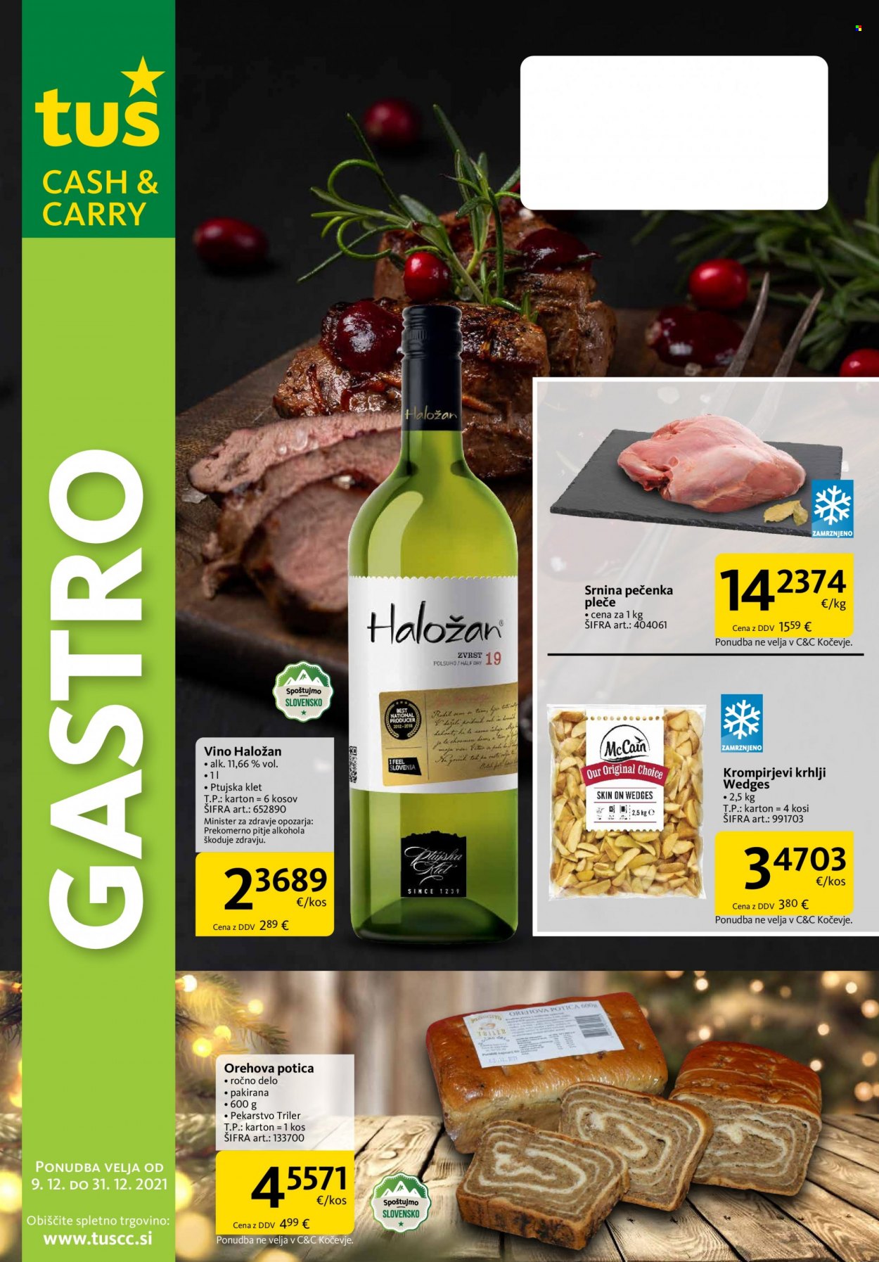 Tuš Cash & Carry katalog - 9.12.2021 - 31.12.2021. Stran 1