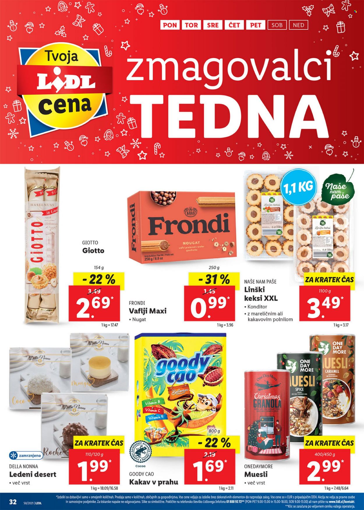 Lidl katalog - 16.12.2021 - 26.12.2021. Stran 32