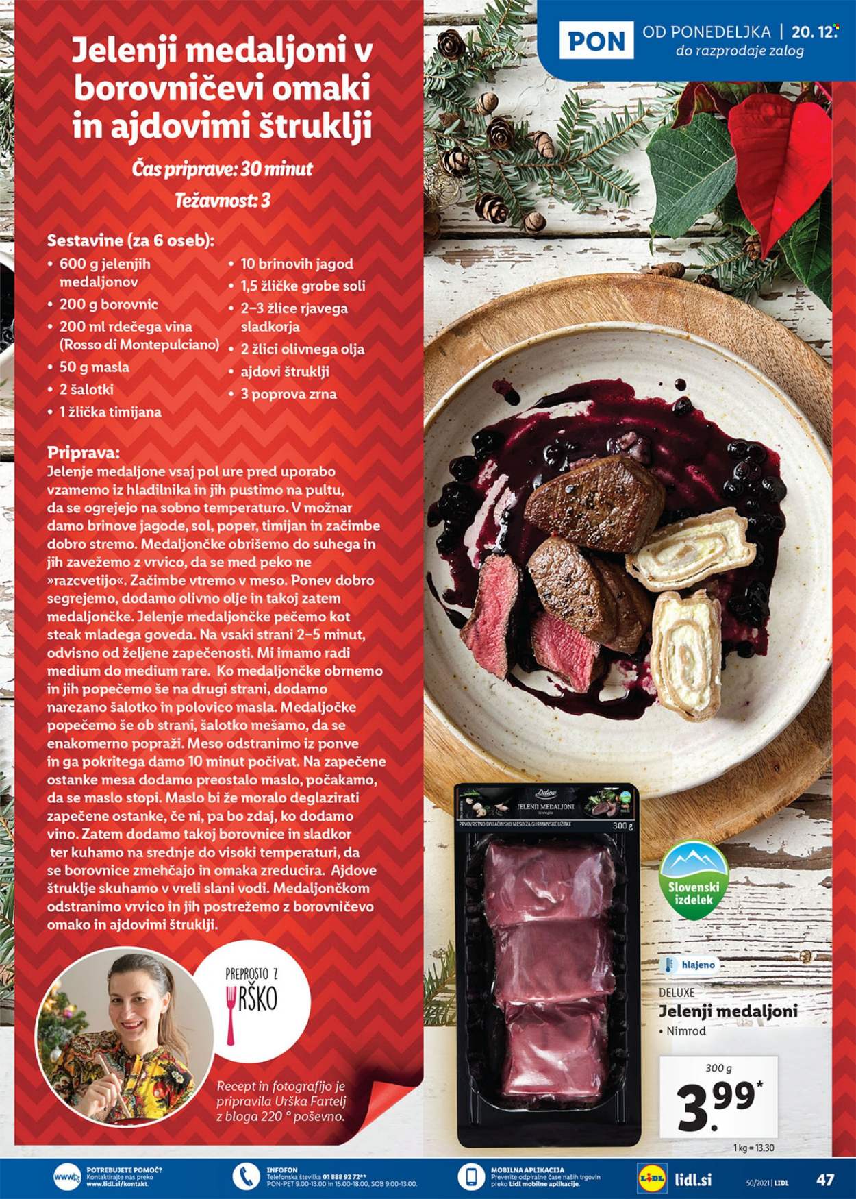 Lidl katalog - 16.12.2021 - 26.12.2021. Stran 47