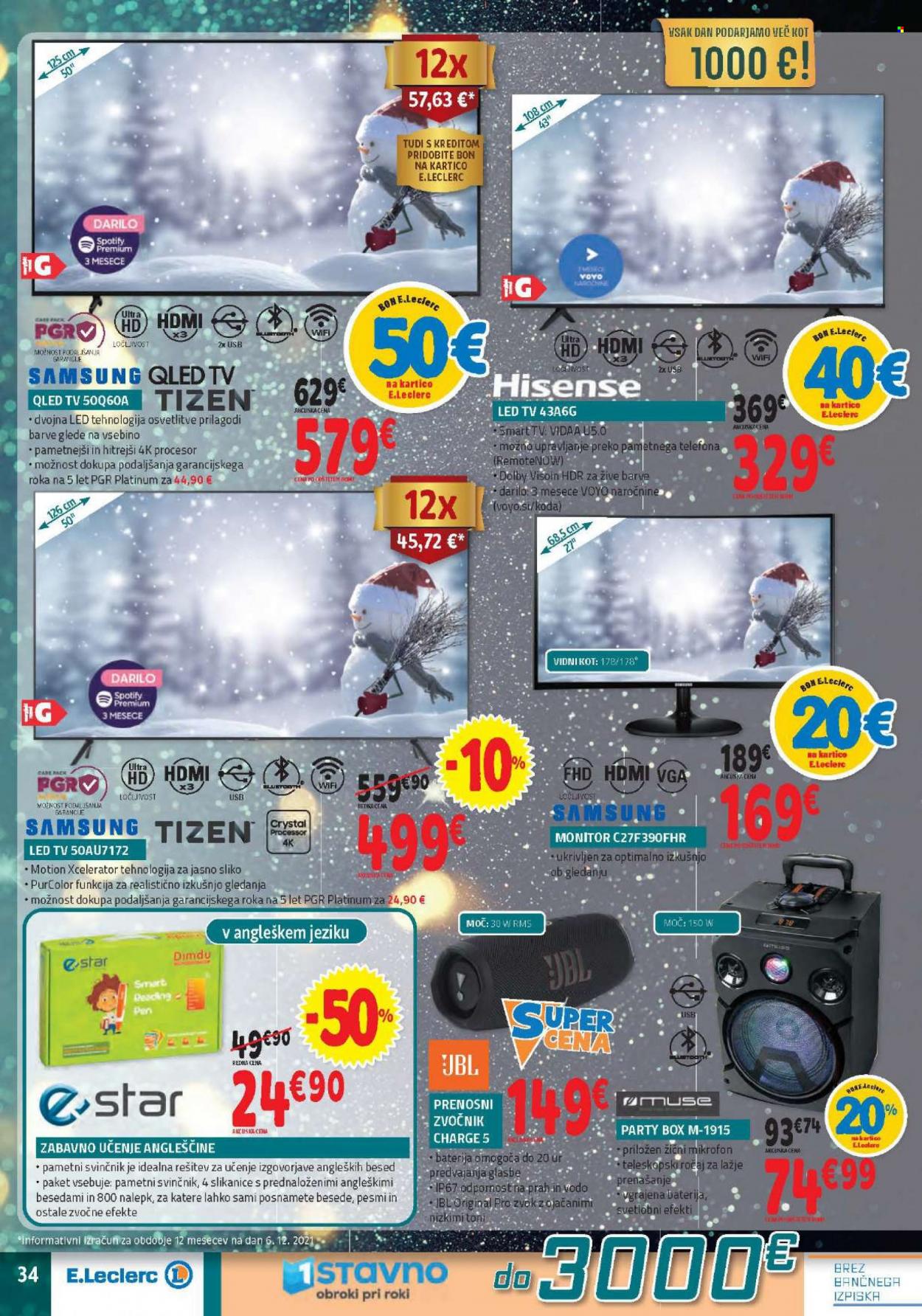 E.Leclerc katalog - 15.12.2021 - 24.12.2021. Stran 34