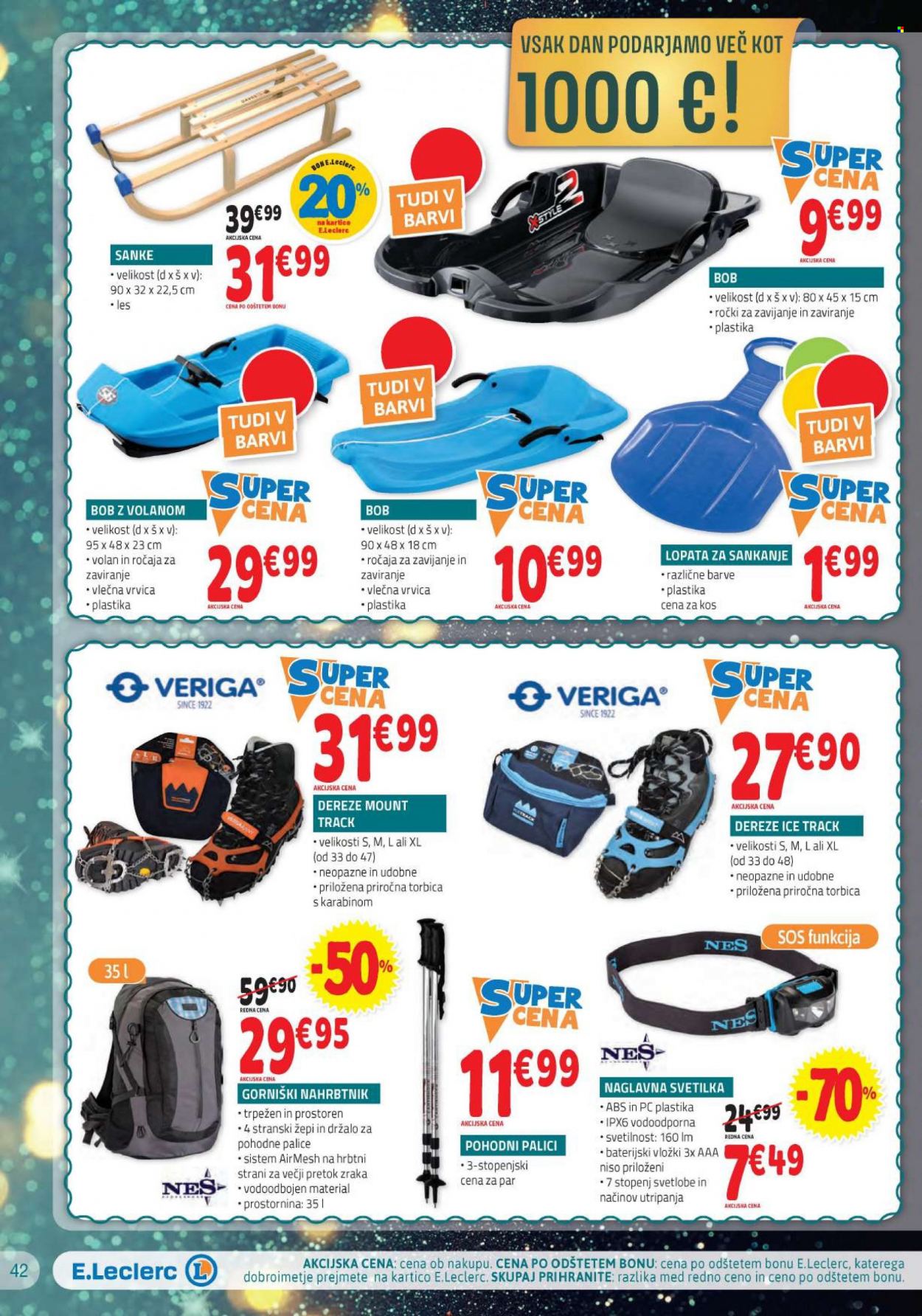 E.Leclerc katalog - 15.12.2021 - 24.12.2021. Stran 42