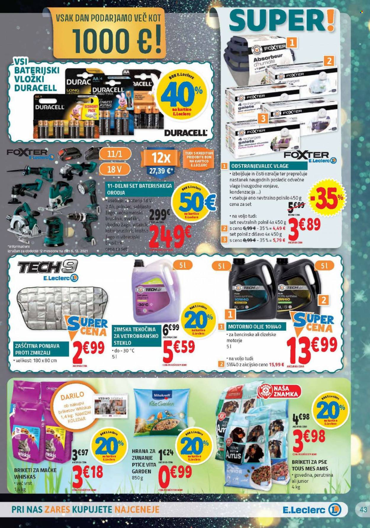 E.Leclerc katalog - 15.12.2021 - 24.12.2021. Stran 43