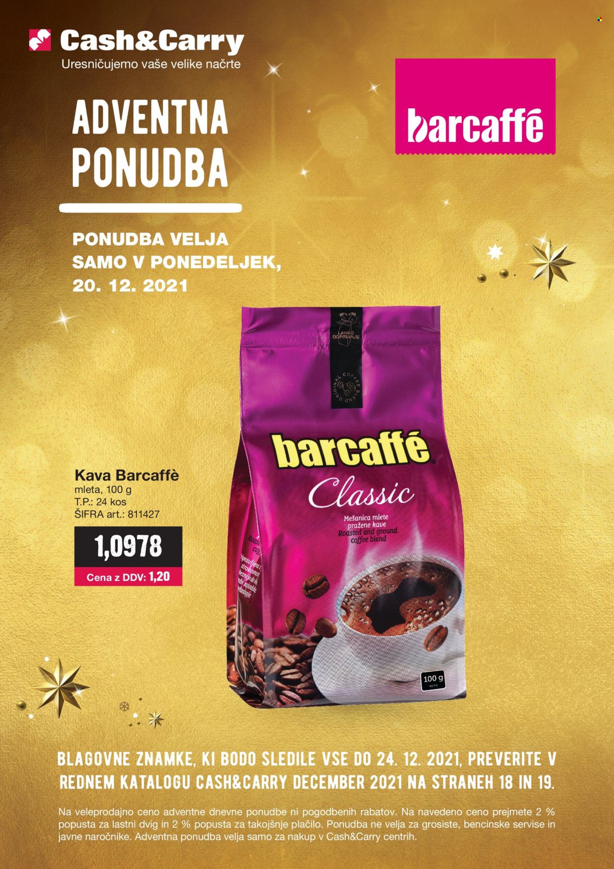 Mercator Cash & Carry katalog - 20.12.2021 - 20.12.2021. Stran 1