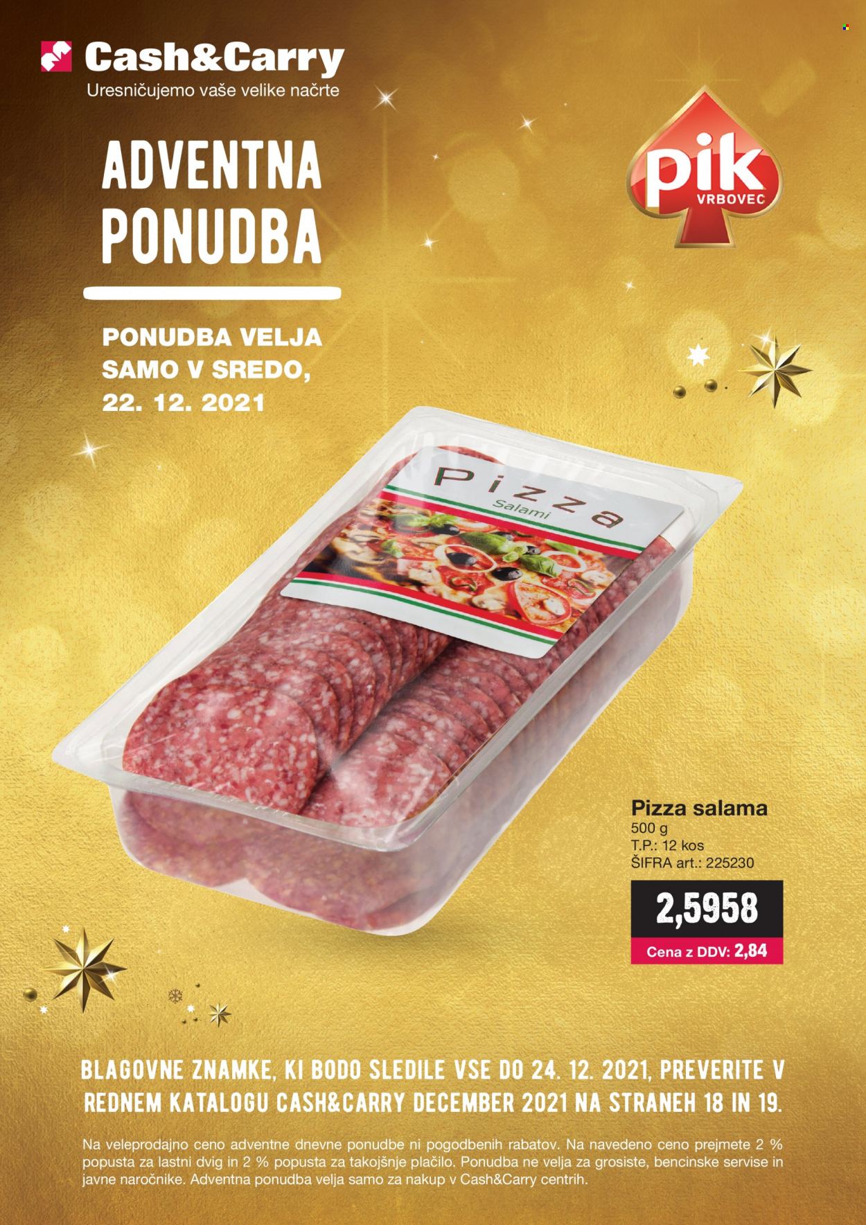 Mercator Cash & Carry katalog - 22.12.2021 - 22.12.2021. Stran 1