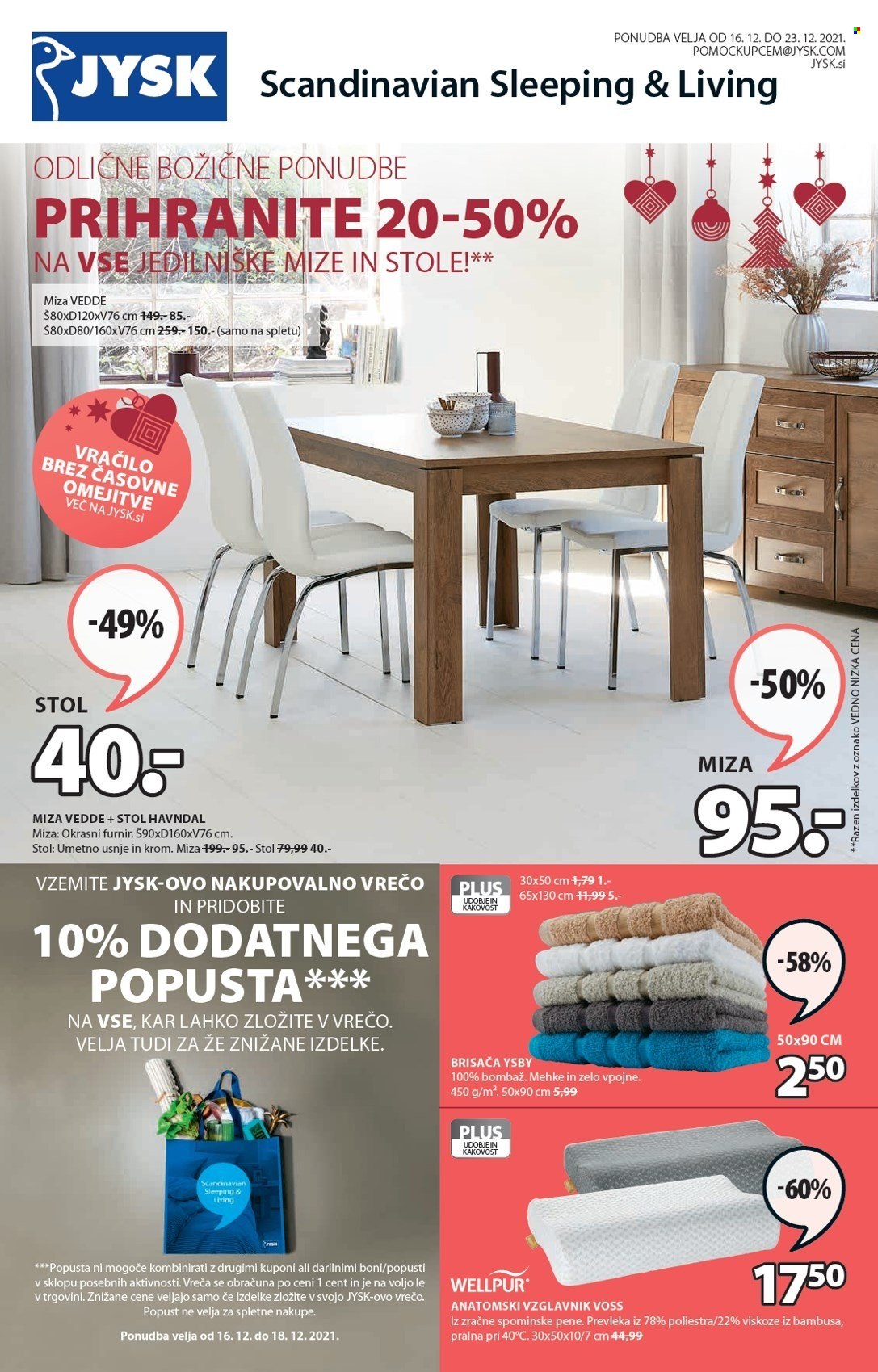 JYSK katalog - 16.12.2021 - 23.12.2021. Stran 1