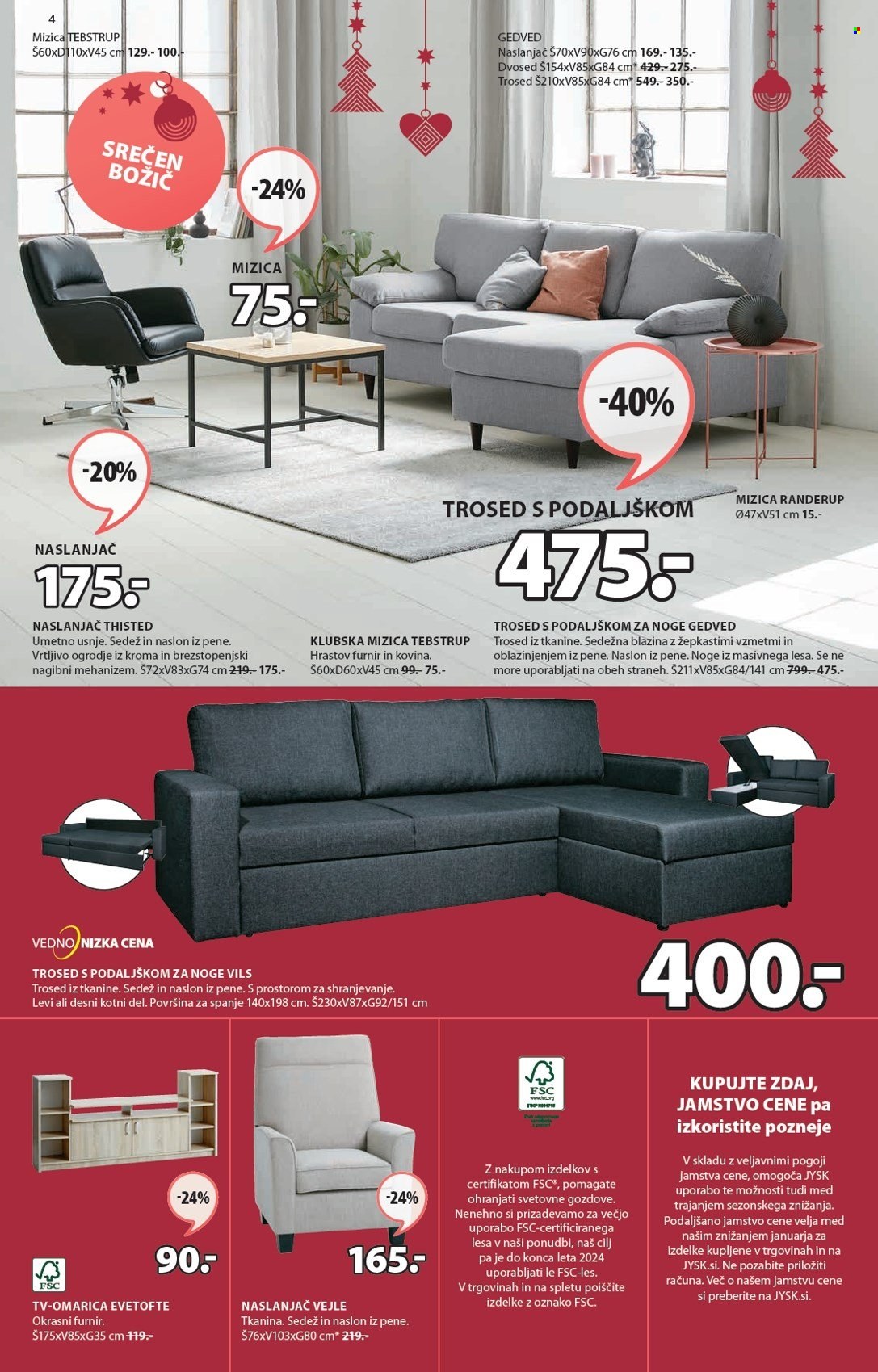 JYSK katalog - 16.12.2021 - 23.12.2021. Stran 4