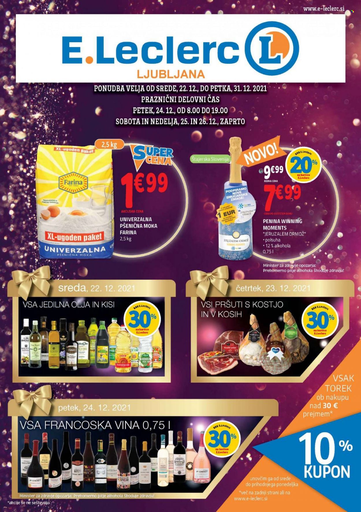 E.Leclerc katalog - 22.12.2021 - 31.12.2021. Stran 1