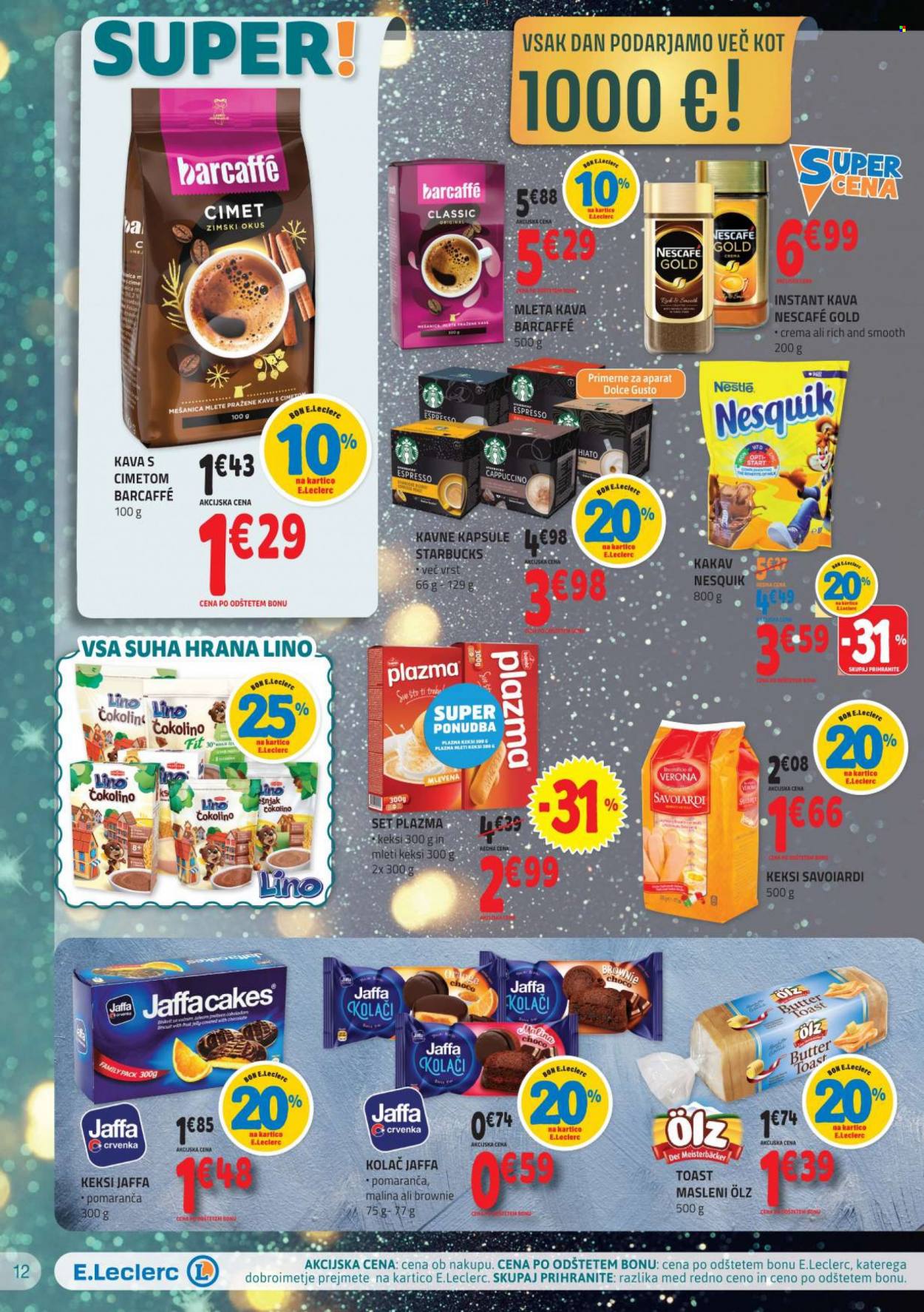 E.Leclerc katalog - 22.12.2021 - 31.12.2021. Stran 12