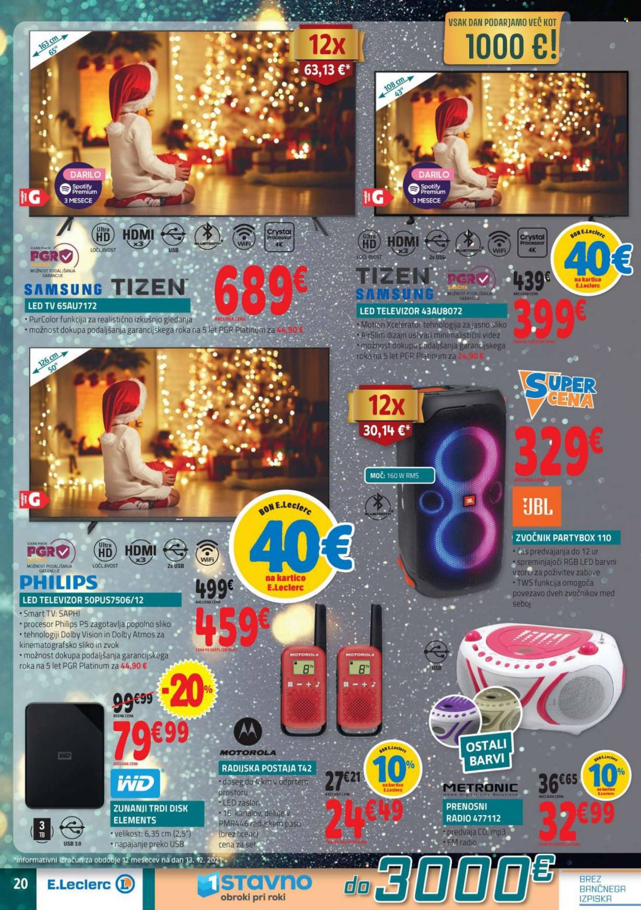 E.Leclerc katalog - 22.12.2021 - 31.12.2021. Stran 20