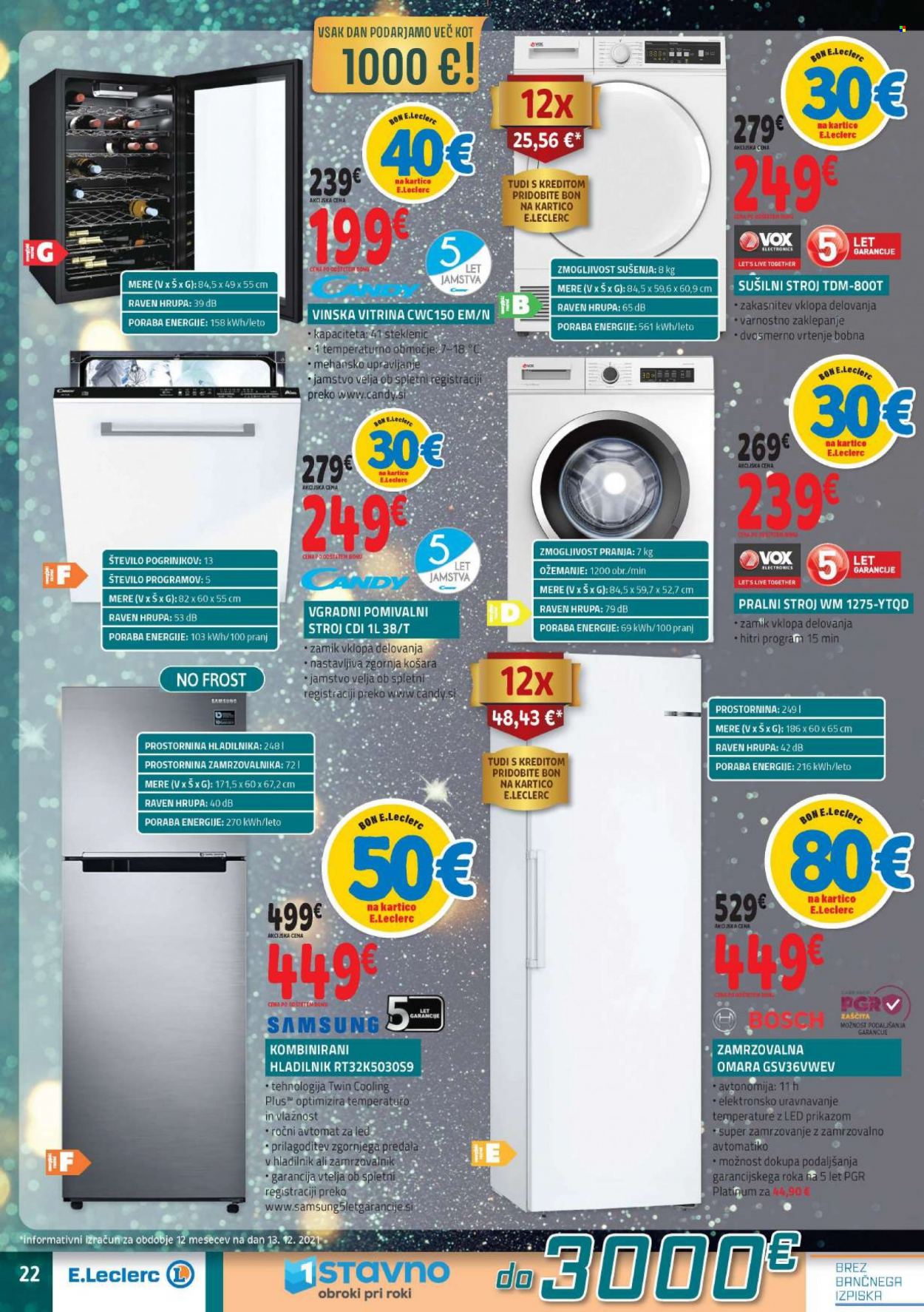 E.Leclerc katalog - 22.12.2021 - 31.12.2021. Stran 22