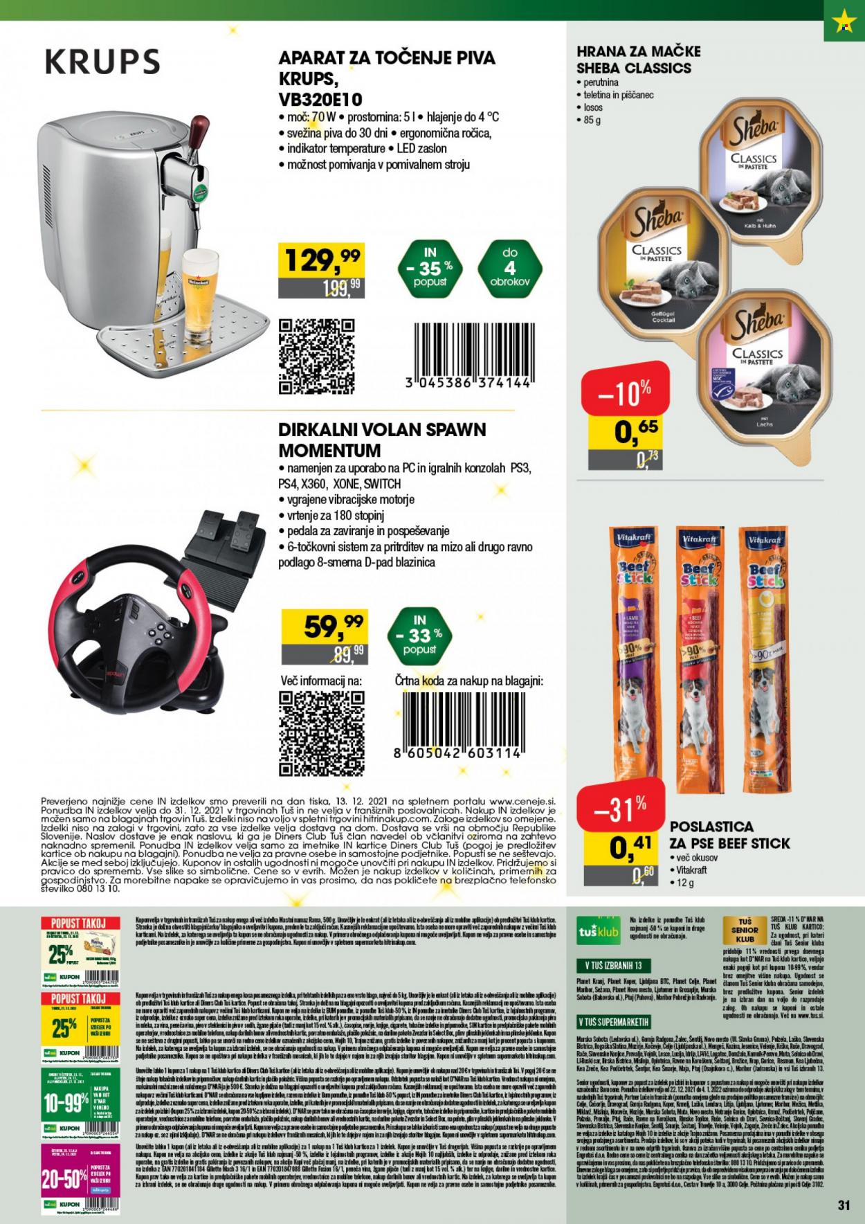 Tuš katalog - 22.12.2021 - 4.1.2022. Stran 31