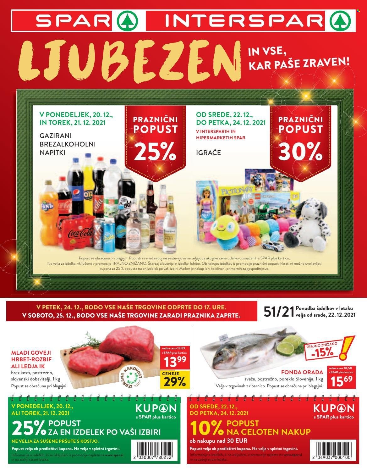 SPAR katalog - 22.12.2021 - 28.12.2021. Stran 1