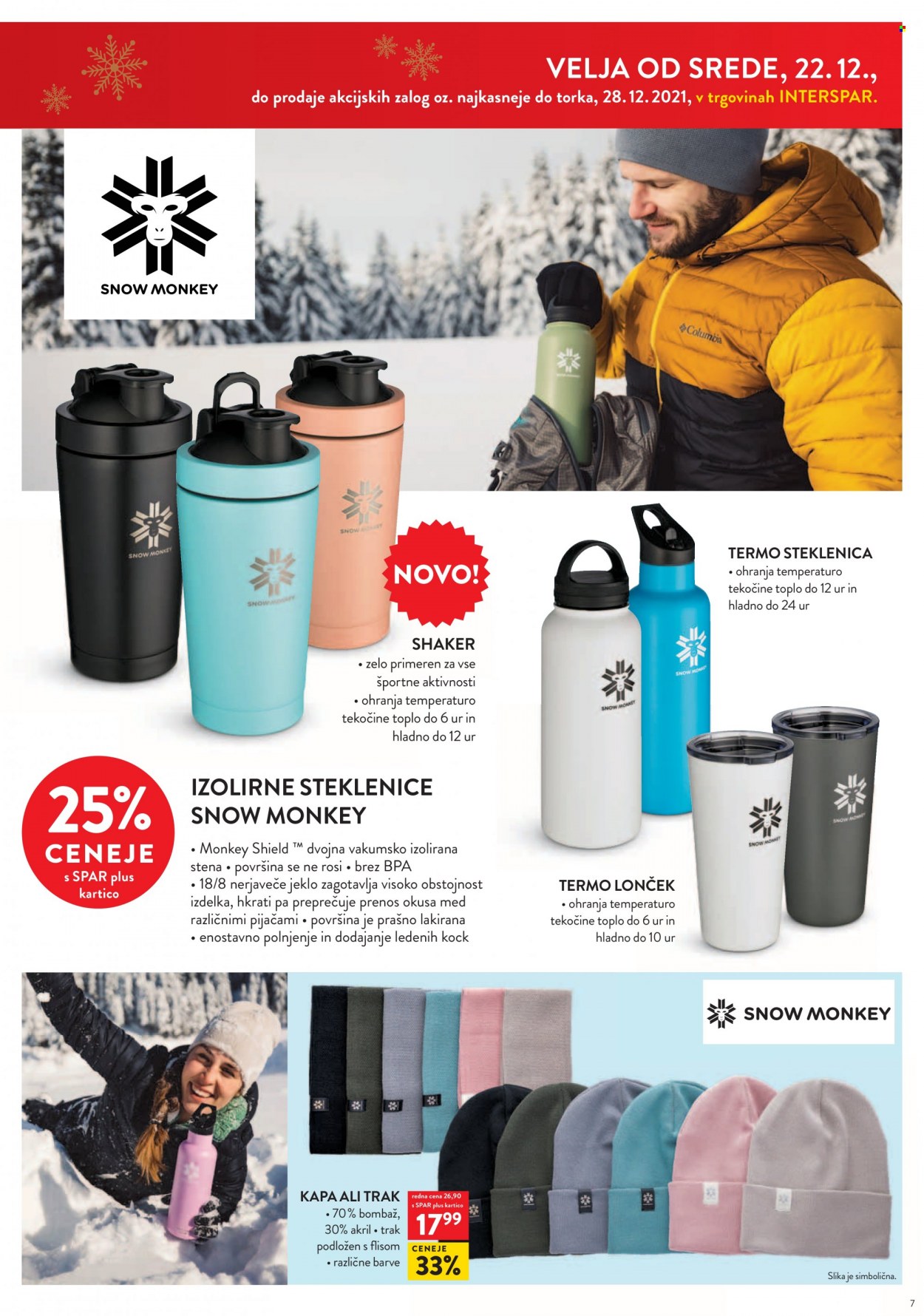 INTERSPAR katalog - 22.12.2021 - 28.12.2021. Stran 7
