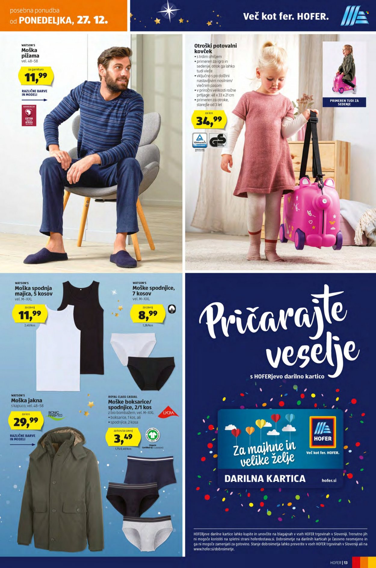 Hofer katalog - 24.12.2021 - 31.12.2021. Stran 13