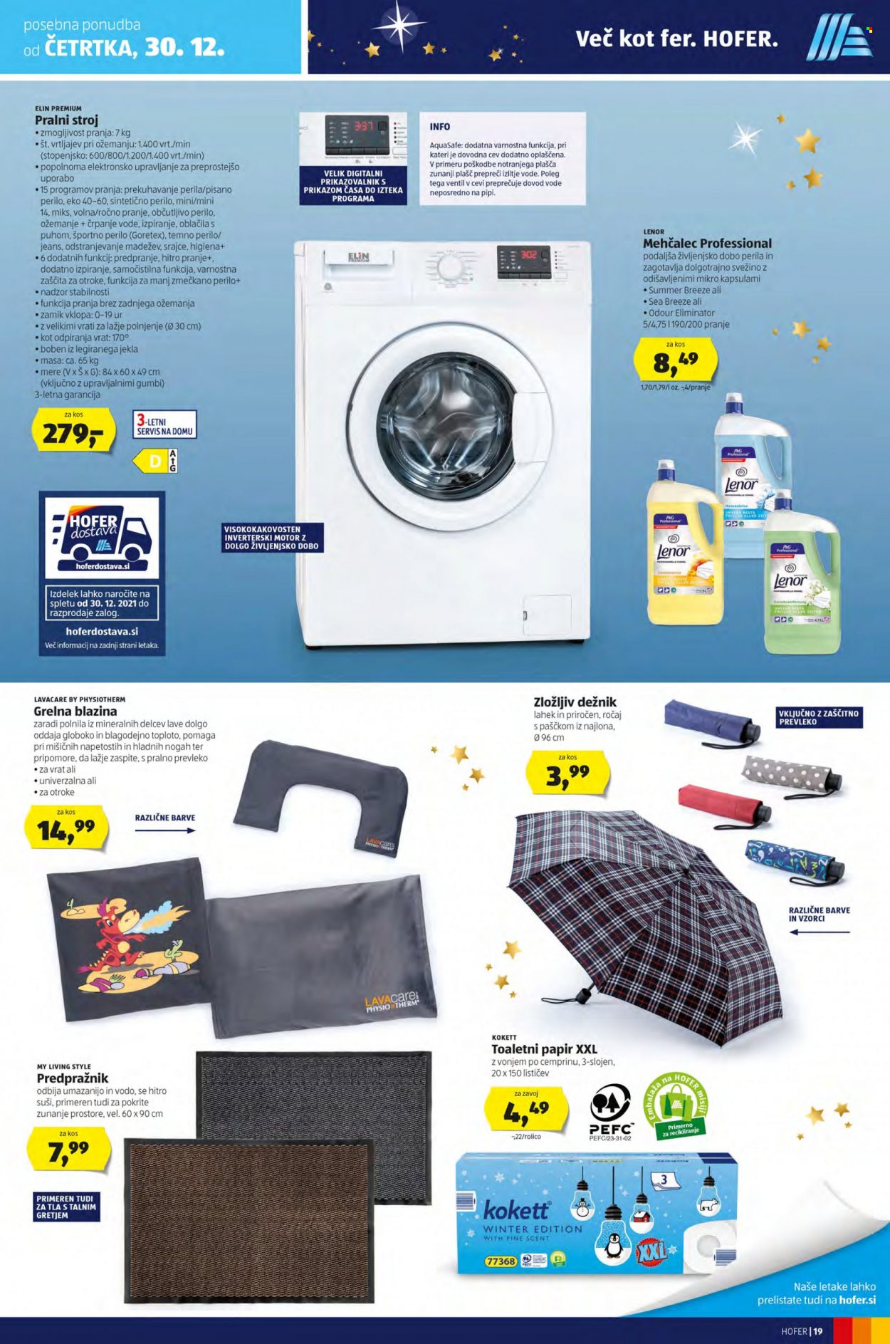 Hofer katalog - 24.12.2021 - 31.12.2021. Stran 19