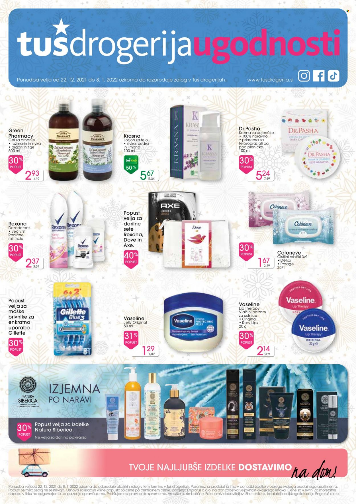 Tuš Drogeria katalog - 22.12.2021 - 8.1.2022. Stran 1
