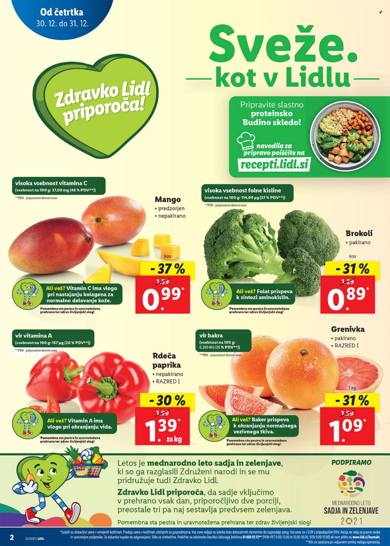 Lidl katalog - 30.12.2021 - 5.1.2022. Stran 2