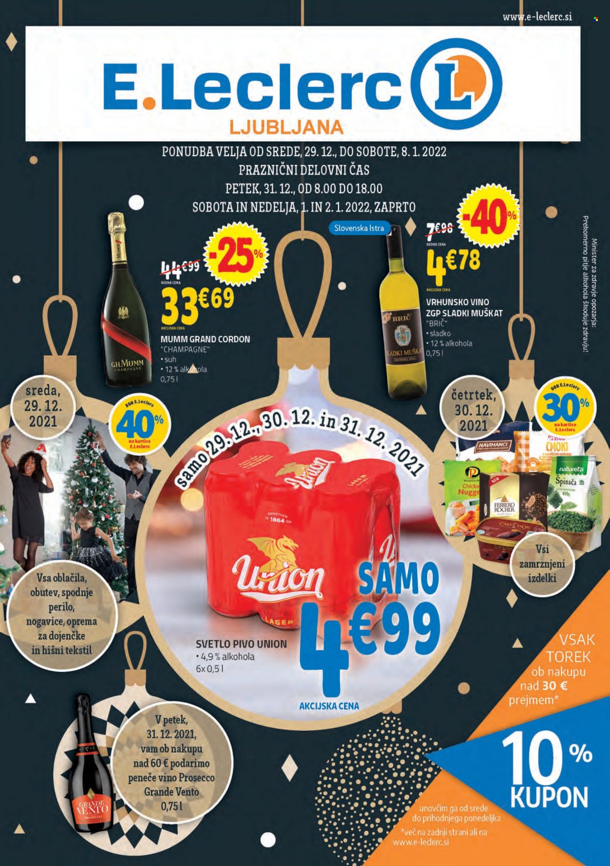 E.Leclerc katalog - 29.12.2021 - 8.1.2022. Stran 1