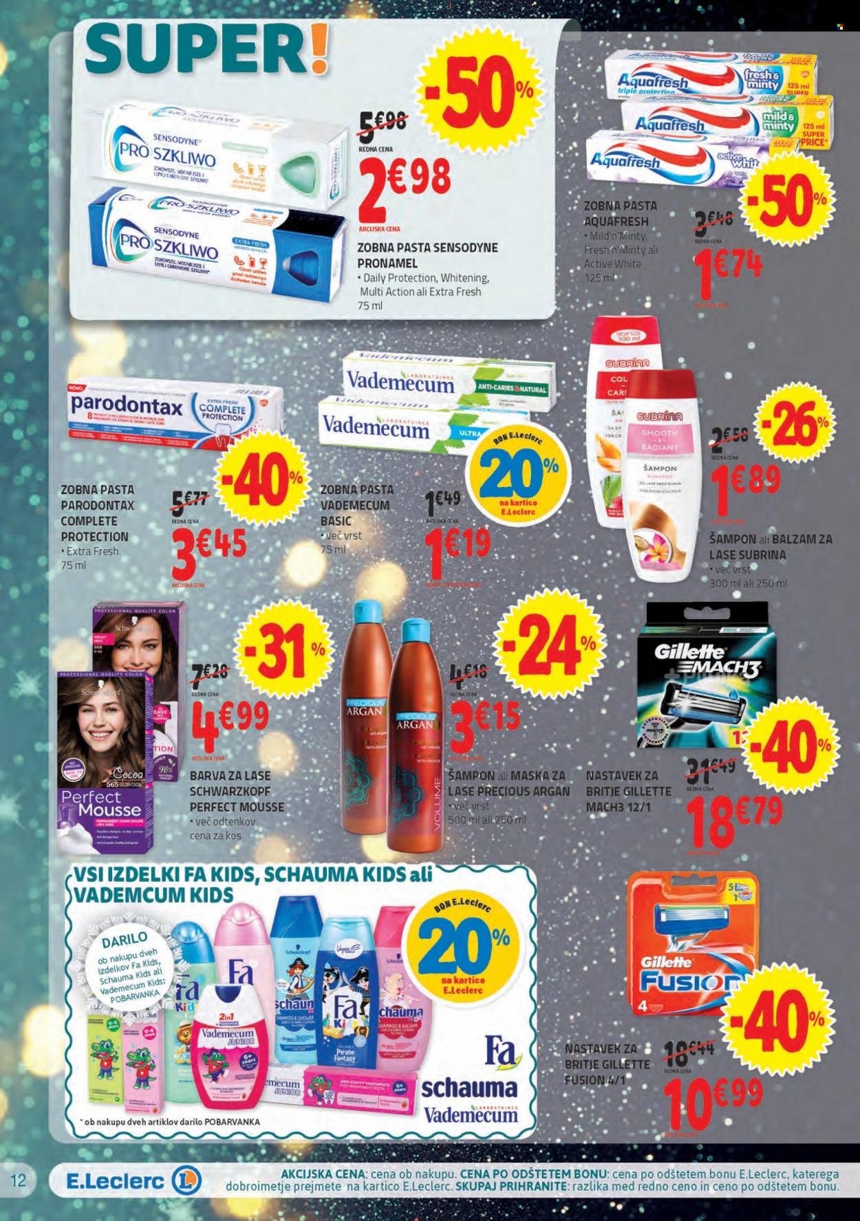 E.Leclerc katalog - 29.12.2021 - 8.1.2022. Stran 12