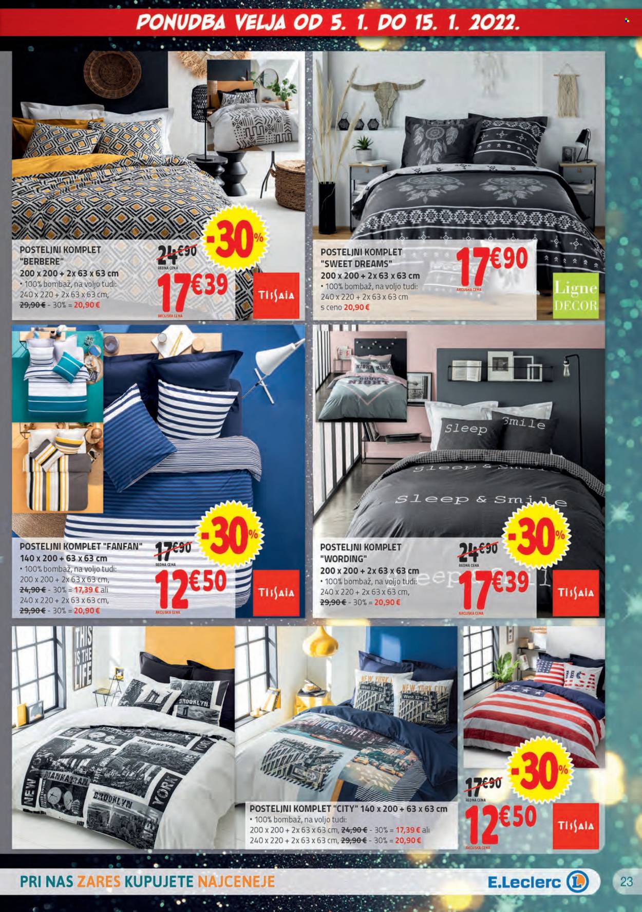 E.Leclerc katalog - 29.12.2021 - 8.1.2022. Stran 23
