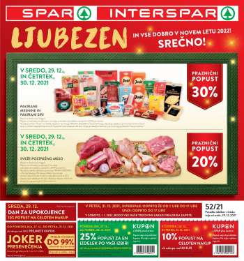 SPAR katalog - 29.12.2021 - 04.01.2022.
