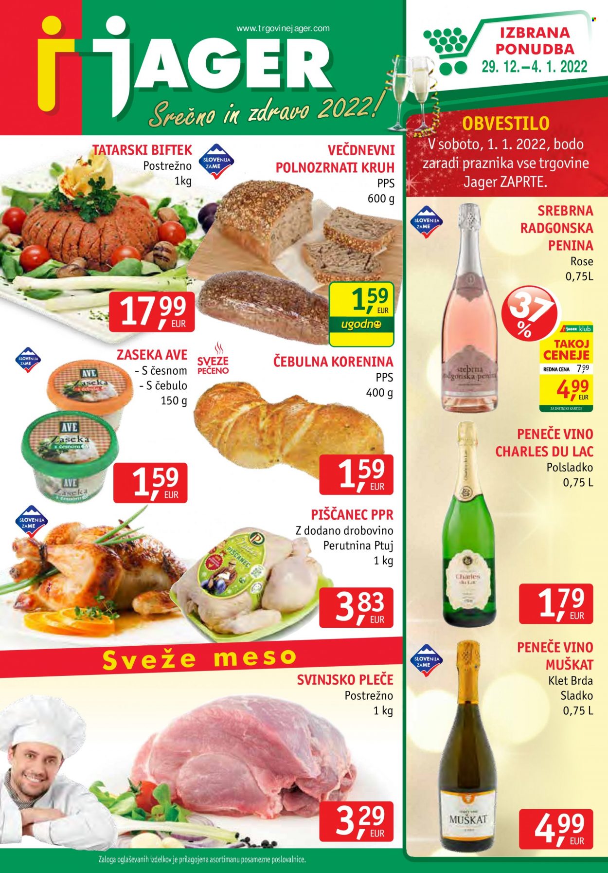 JAGER katalog - 29.12.2021 - 4.1.2022. Stran 1