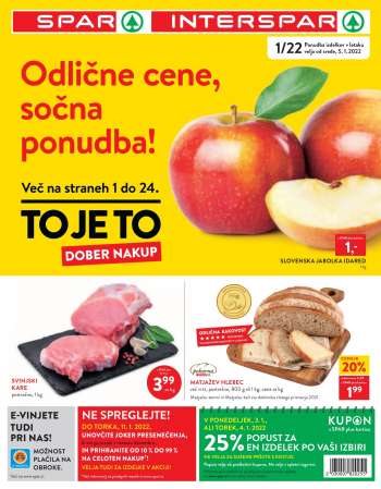SPAR katalog - 05.01.2022 - 11.01.2022.