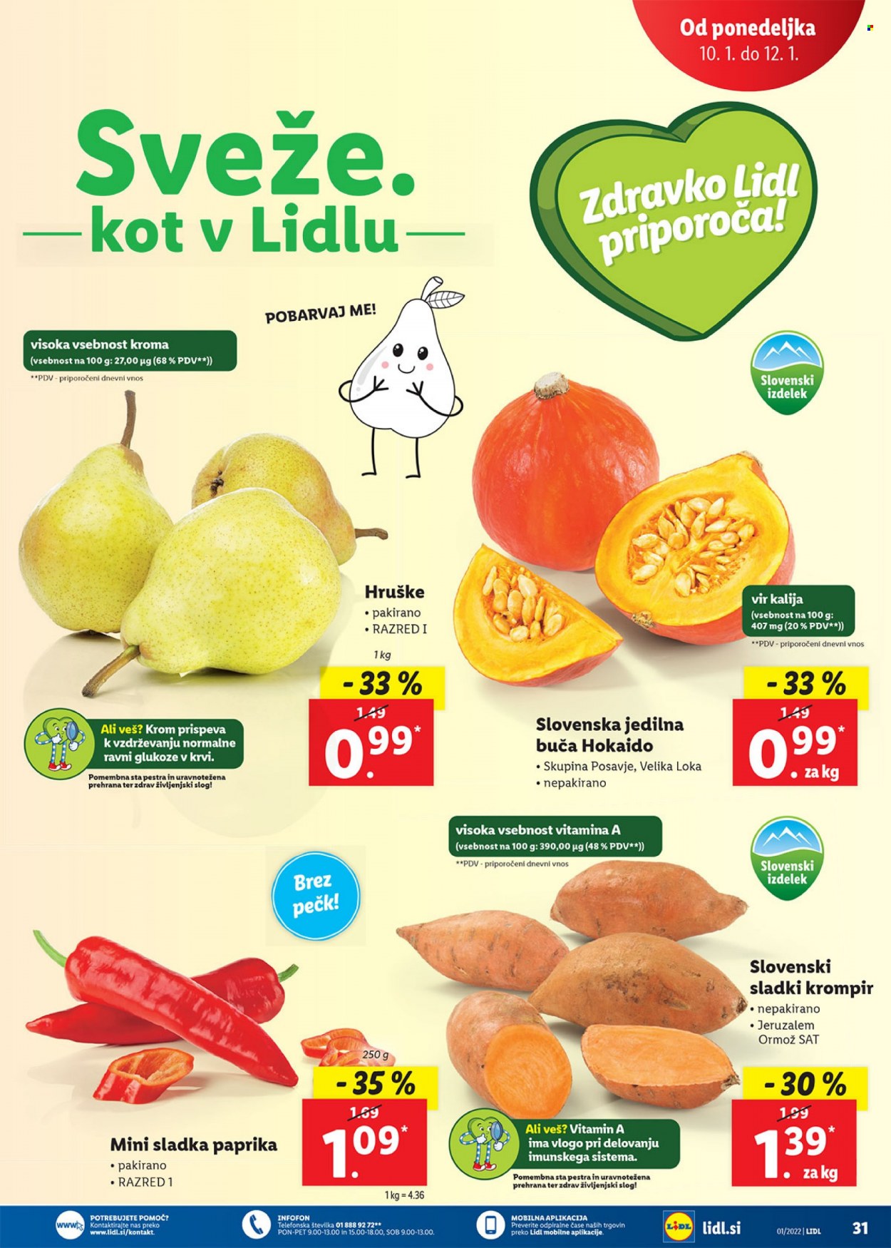 Lidl katalog - 6.1.2022 - 16.1.2022. Stran 31