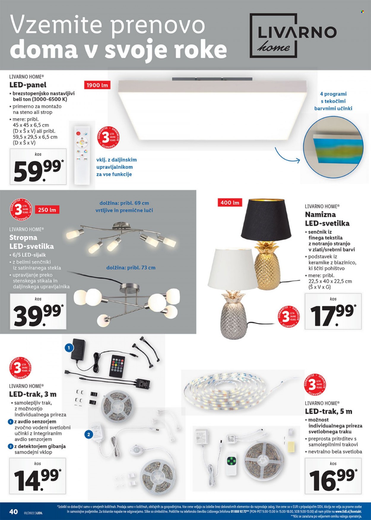 Lidl katalog - 6.1.2022 - 16.1.2022. Stran 40