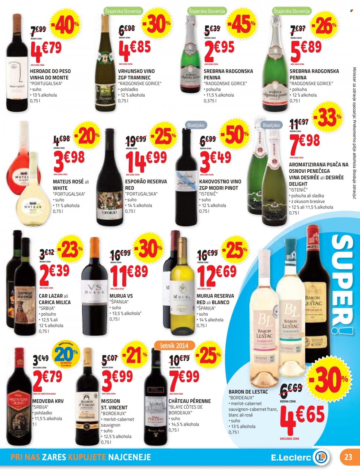 E.Leclerc katalog - 5.1.2022 - 15.1.2022. Stran 23