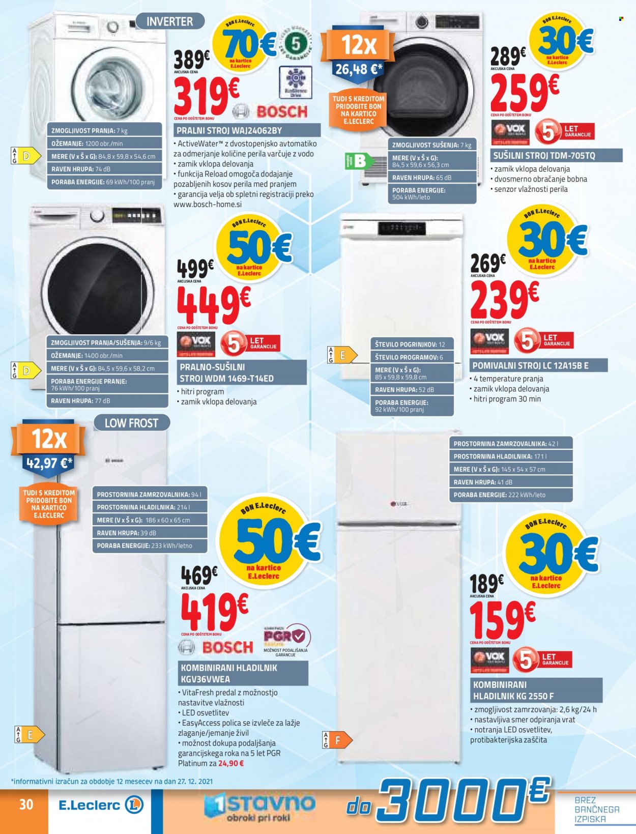E.Leclerc katalog - 5.1.2022 - 15.1.2022. Stran 30