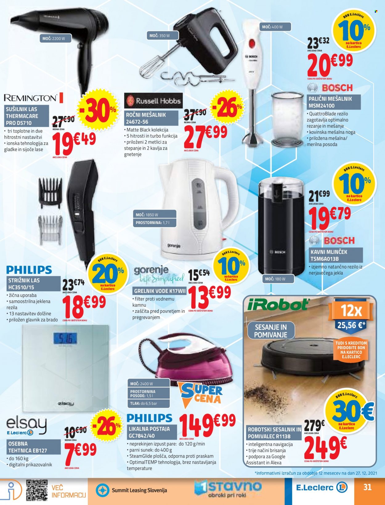 E.Leclerc katalog - 5.1.2022 - 15.1.2022. Stran 31